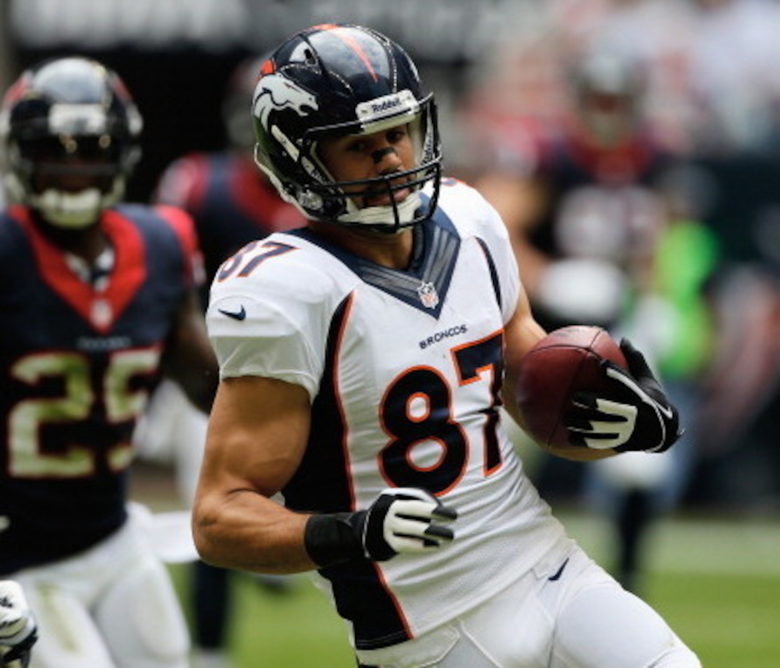 Thanks to a Peyton Manning-led offense, Eric Decker made a name for himself in the NFL.