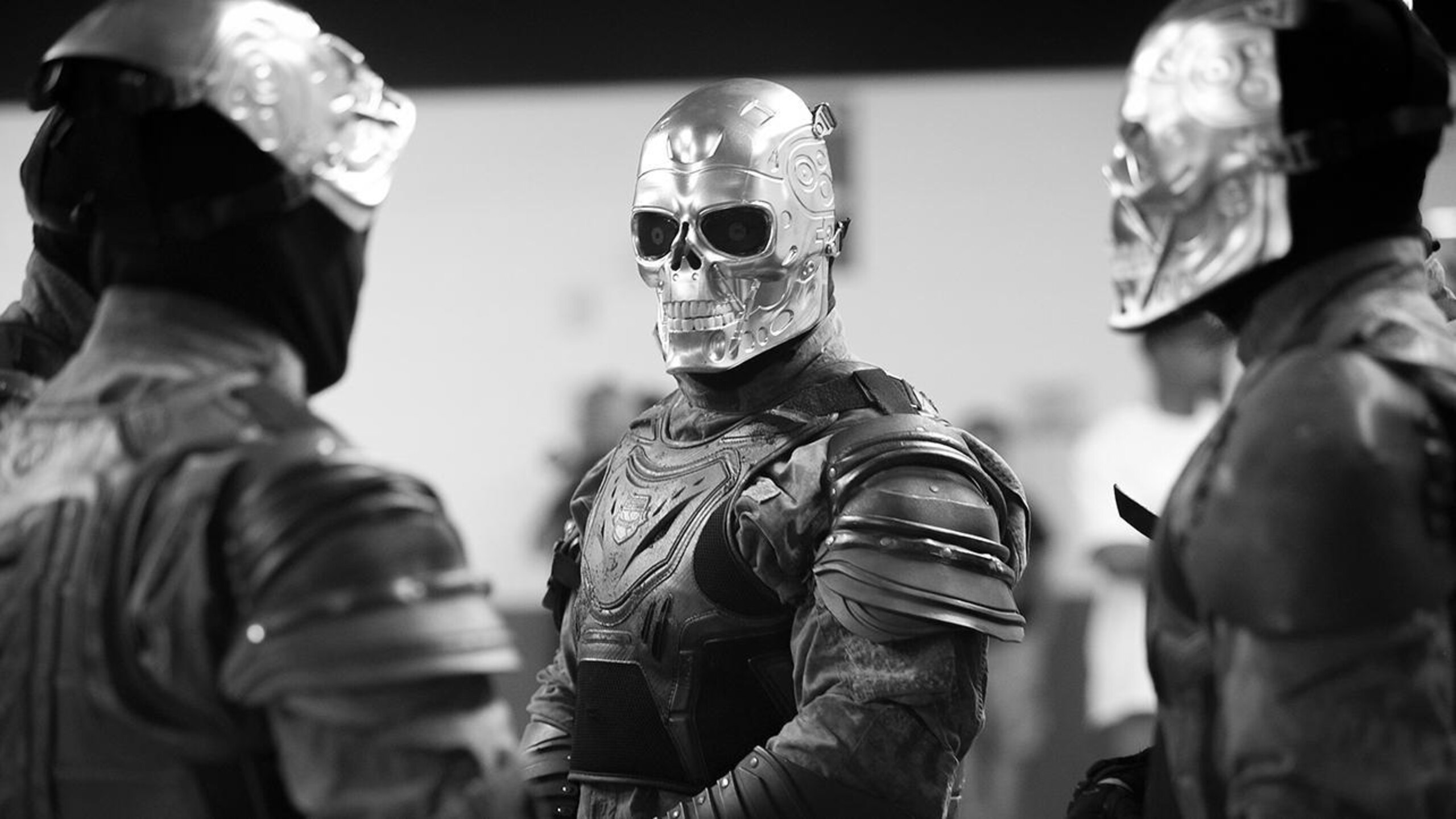 Backstage shot of Triple H's soldiers