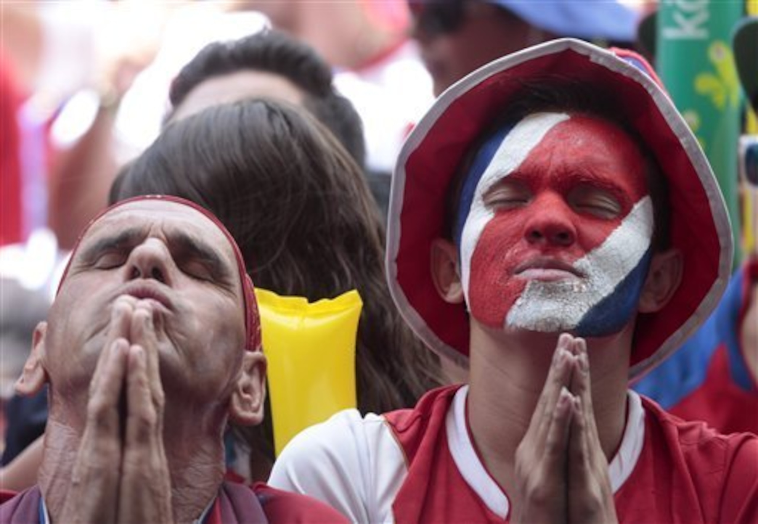 The most committed fans will try anything to influence the outcome of a game.