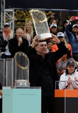 Raising a World Series trophy never gets old.
