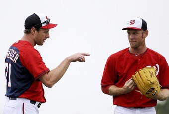 Max Scherzer and Stephen Strasburg in the same rotation together is less than fair.