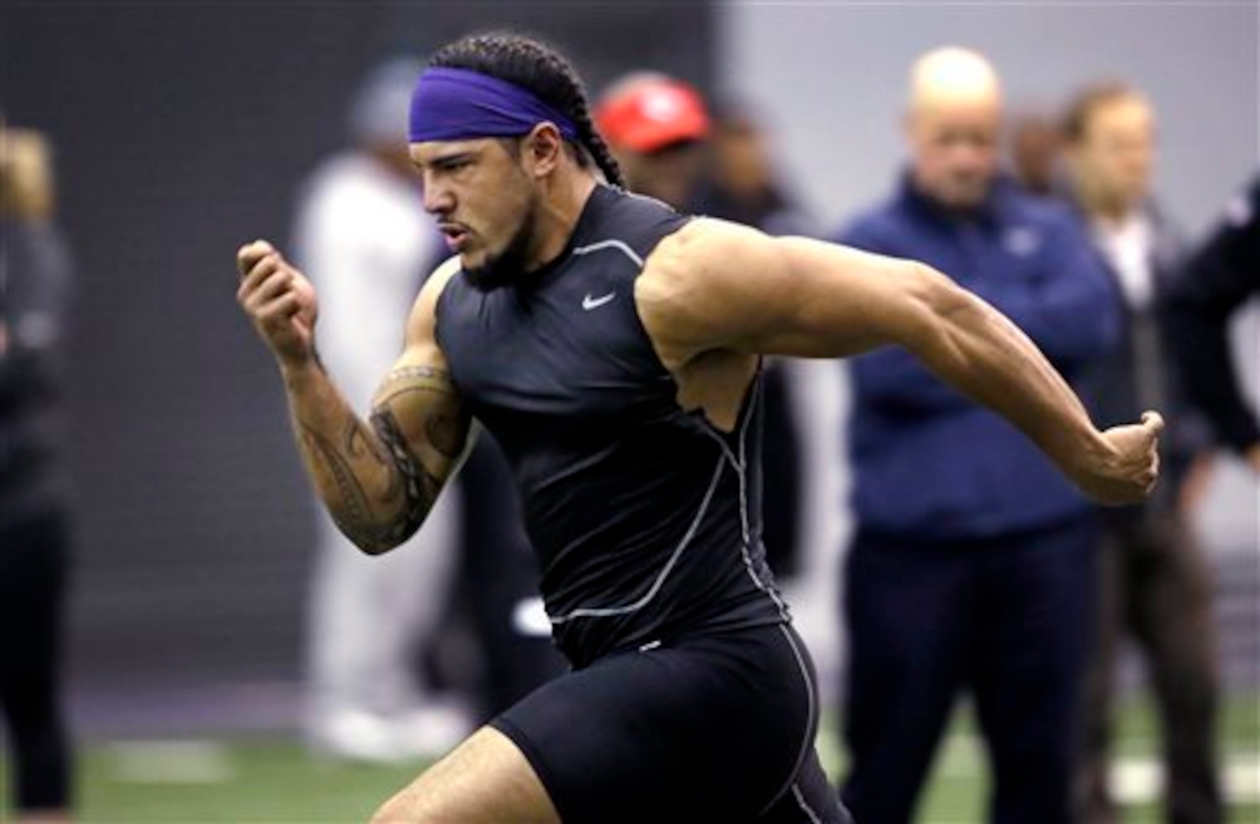 Kikaha at Washington's pro day