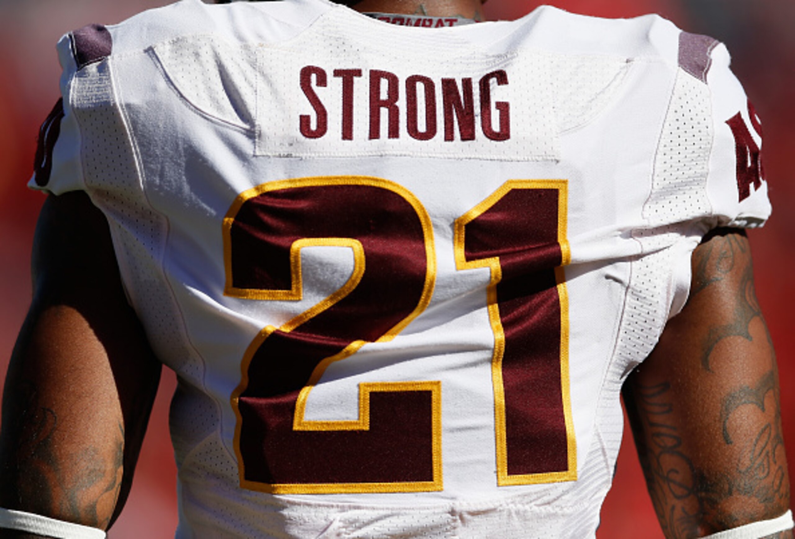 Jaelen Strong reminds some of Larry Fitzgerald, and that would certainly be welcome in Panther land. Jaelen Strong reminds some of Larry Fitzgerald, and that would certainly be welcome in Panther land.