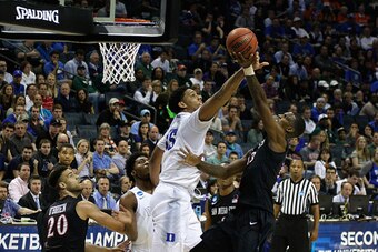 Jahlil Okafor was a force on defense against San Diego State in the round of 32.