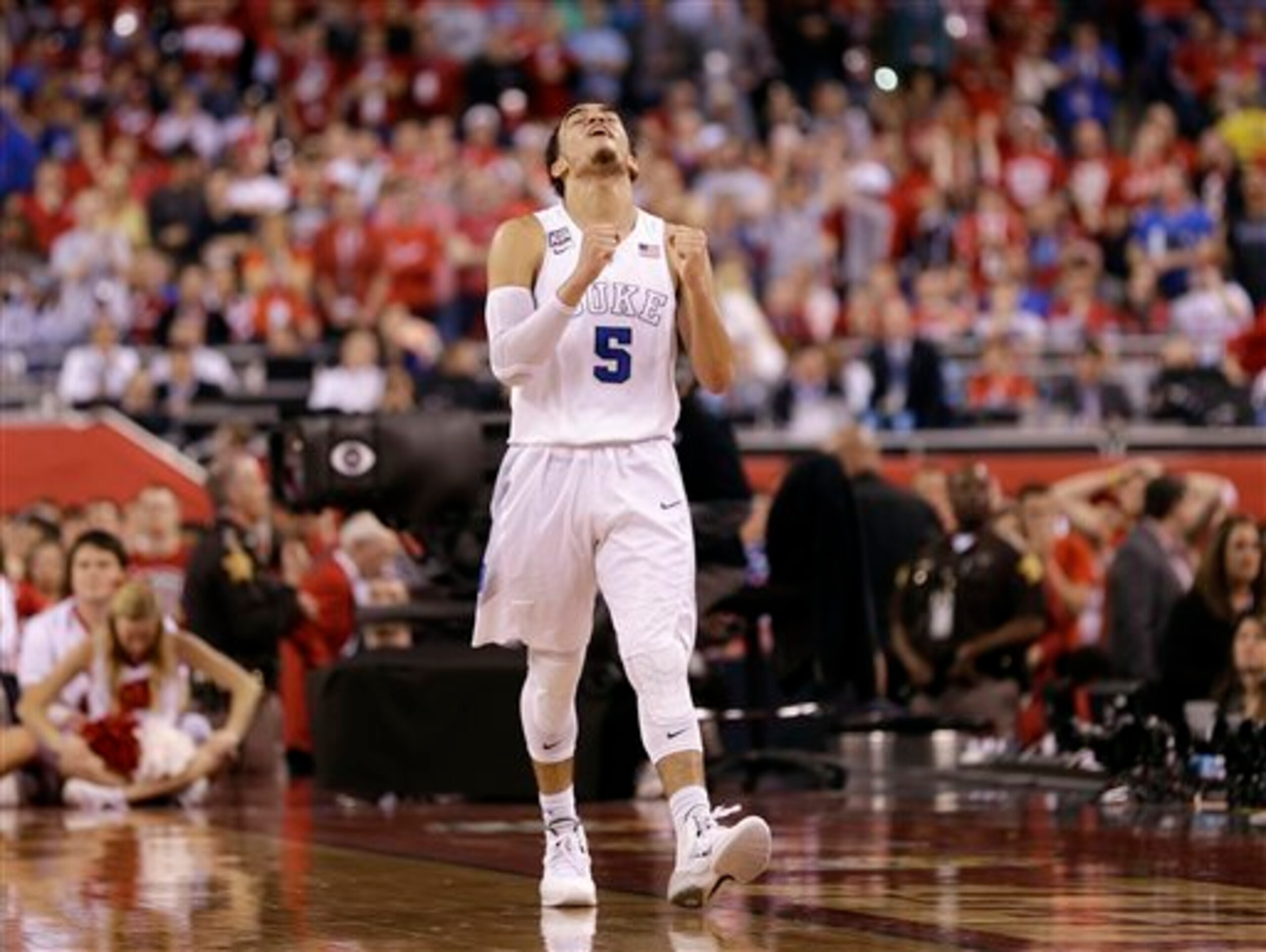 Tyus Jones lit up Wisconsin for 19 second-half points.