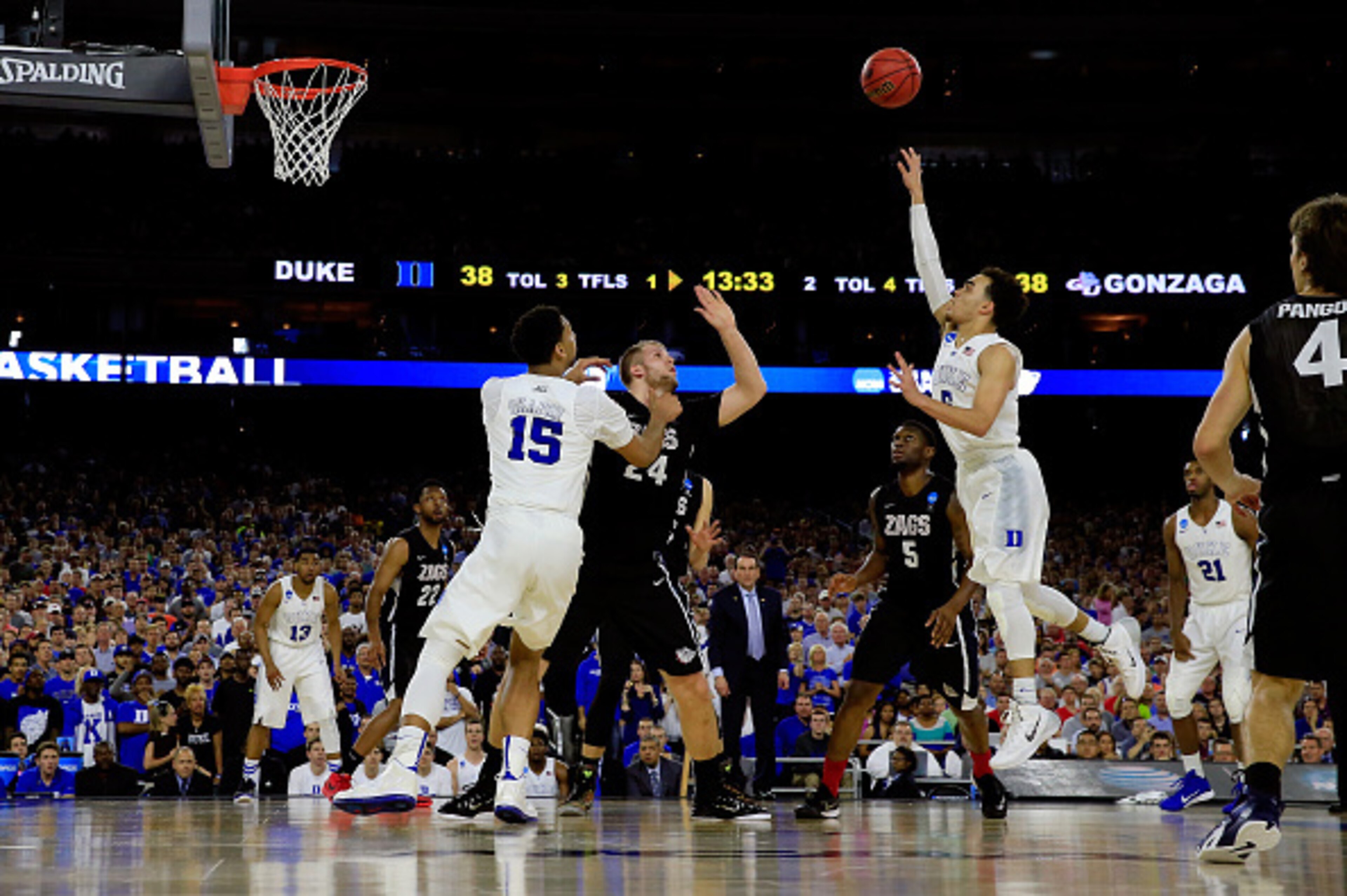 In beating Gonzaga in the Elite Eight in Houston, Duke sealed a historic win for Coach K.