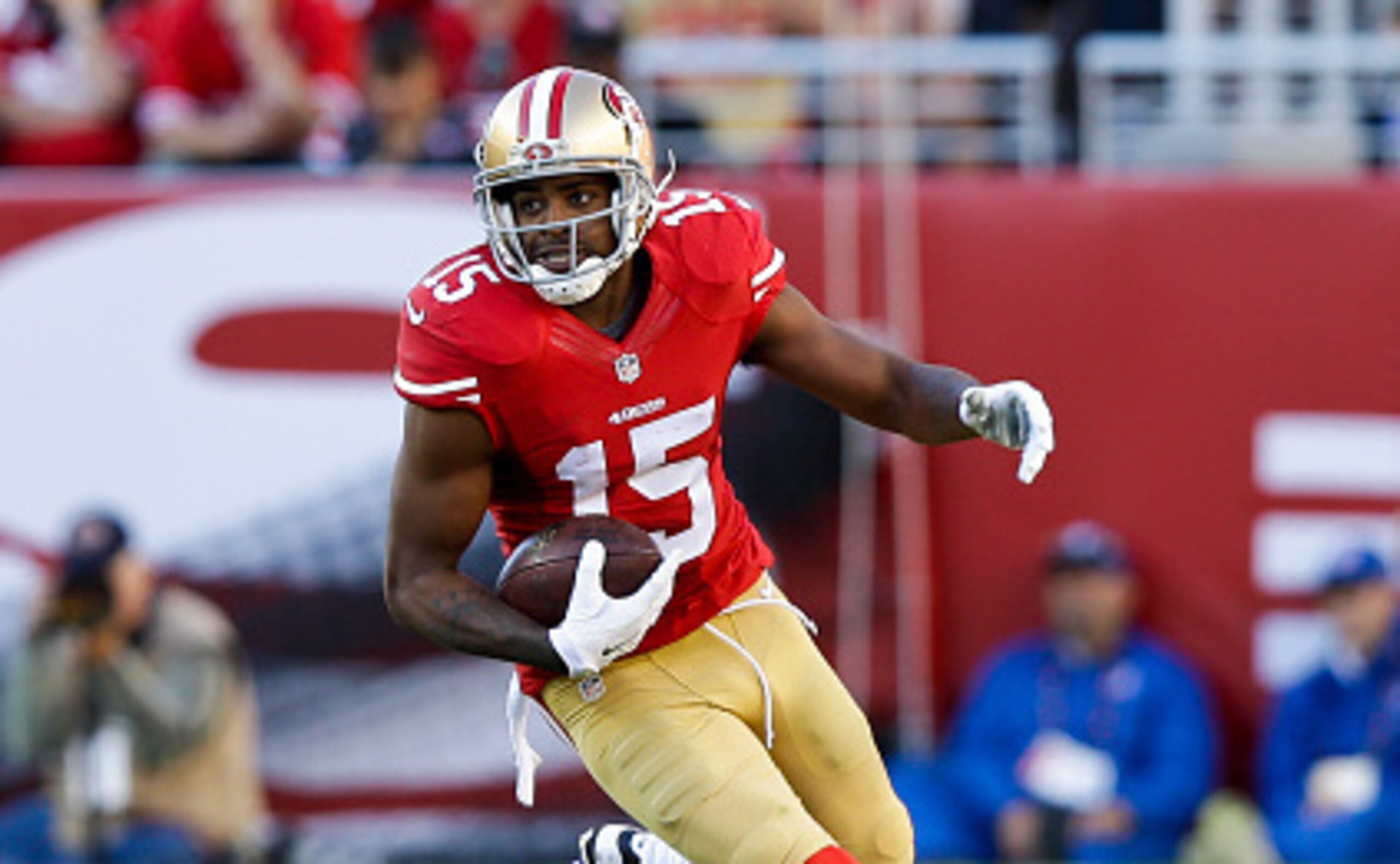 Michael Crabtree (pictured) and Alex Smith played together in San Francisco for four seasons. Michael Crabtree (pictured) and Alex Smith played together in San Francisco for four seasons.