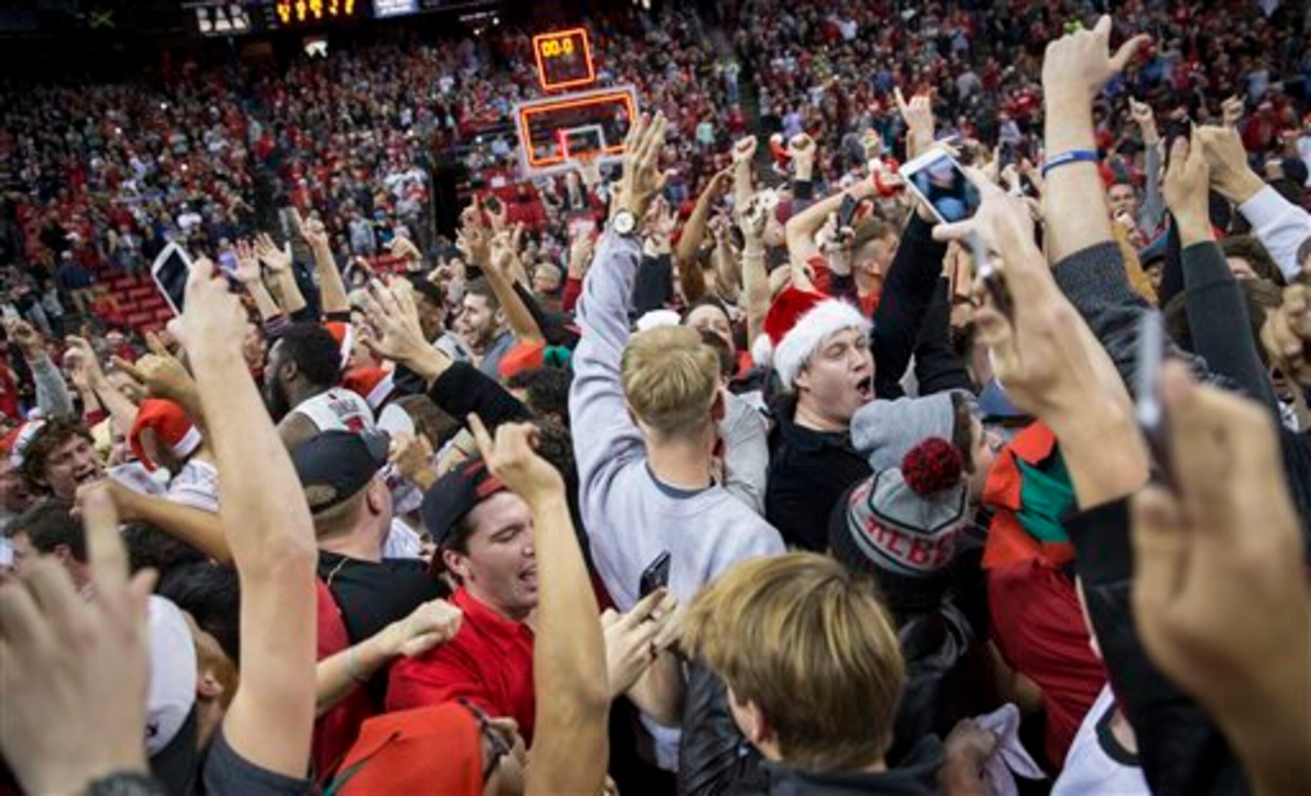 Storming the court may be fun to some, but it shouldn't be allowed.