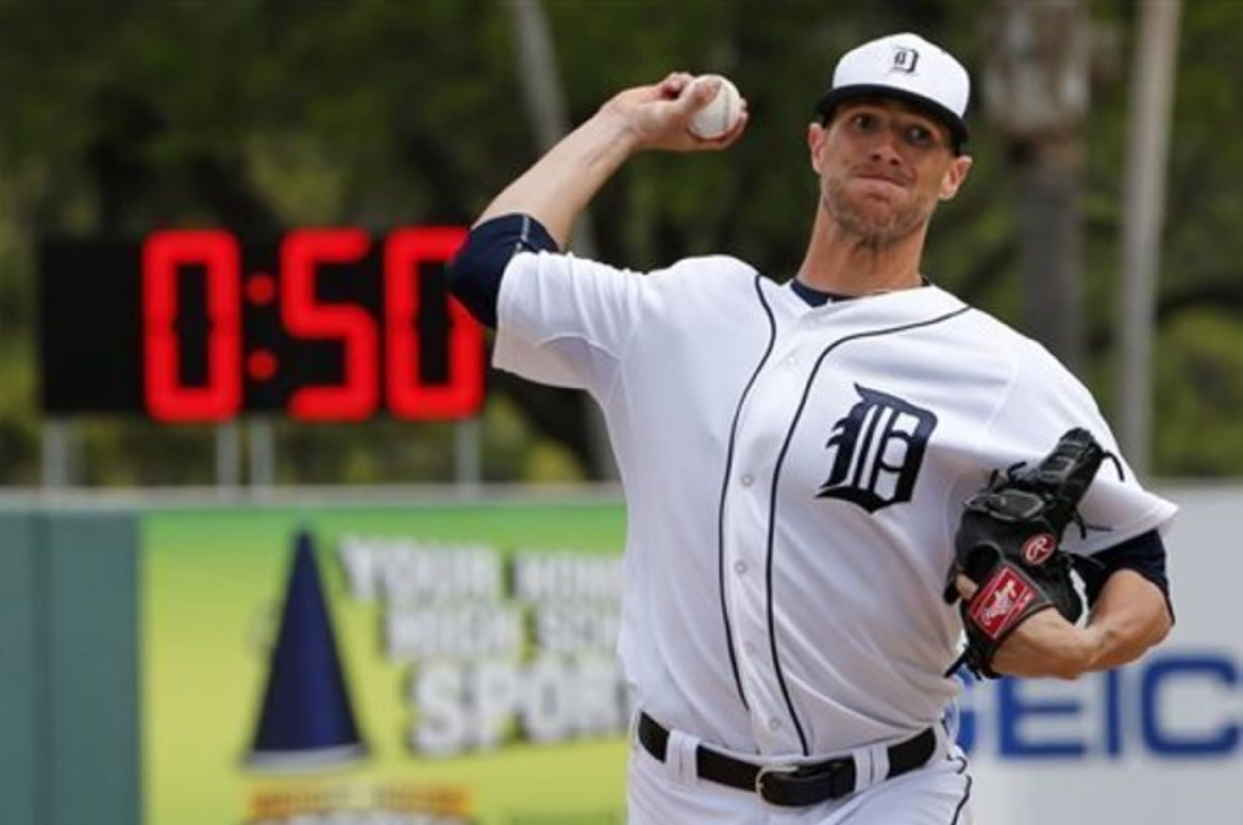 Yes, that is a clock in a baseball game you're looking at. And it's there for a reason. Yes, that is a clock in a baseball game you're looking at. And it's there for a reason.