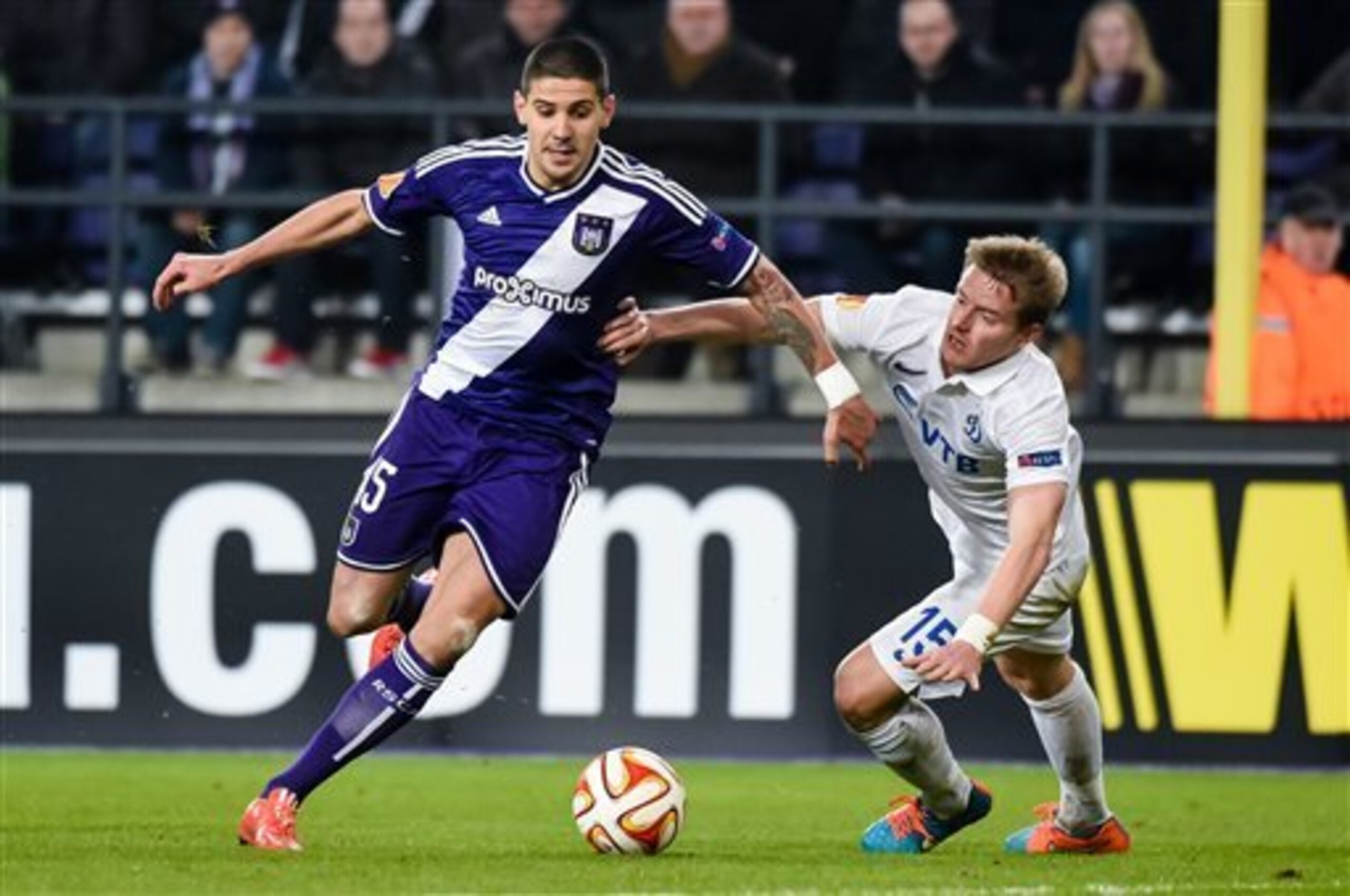 Anderlecht's Mitrovic is being tracked by several Italian clubs. Anderlecht's Mitrovic is being tracked by several Italian clubs.