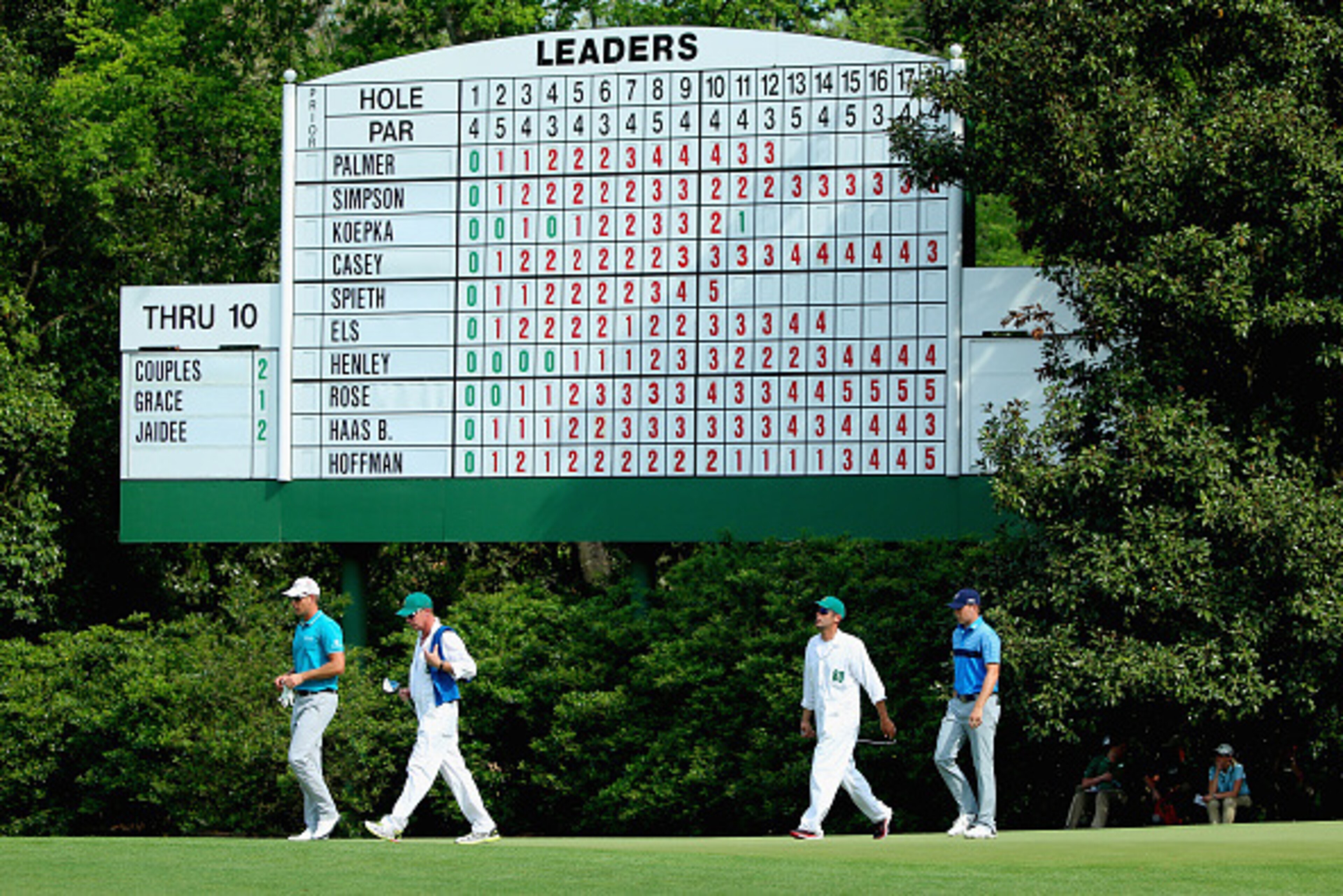 As usual, the first day of the Masters was full of some surprises.