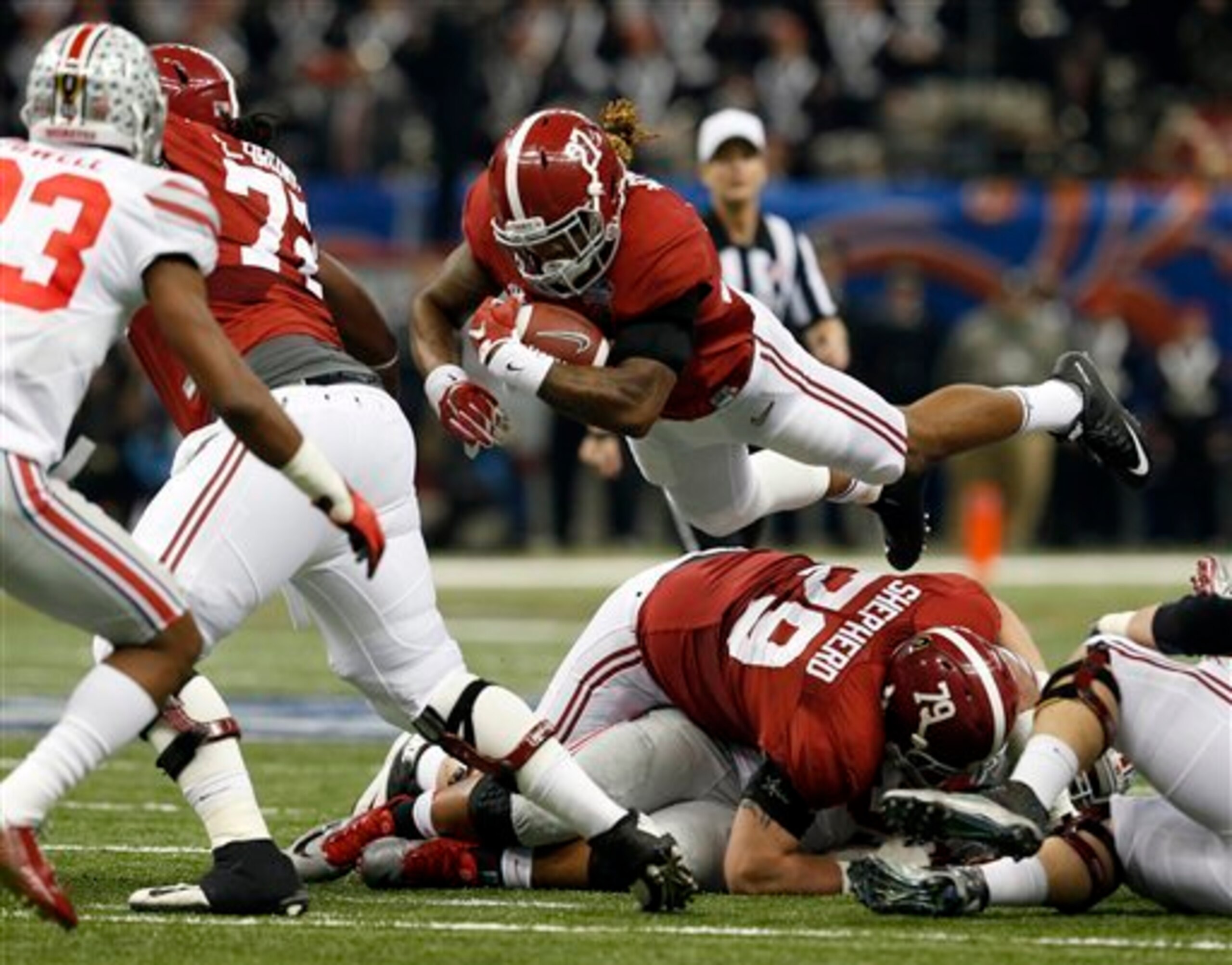 Derrick Henry and Corey Clement will provide plenty of run-game punch when Alabama meets Wisconsin.