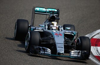 Lewis Hamilton set the fastest time in first practice