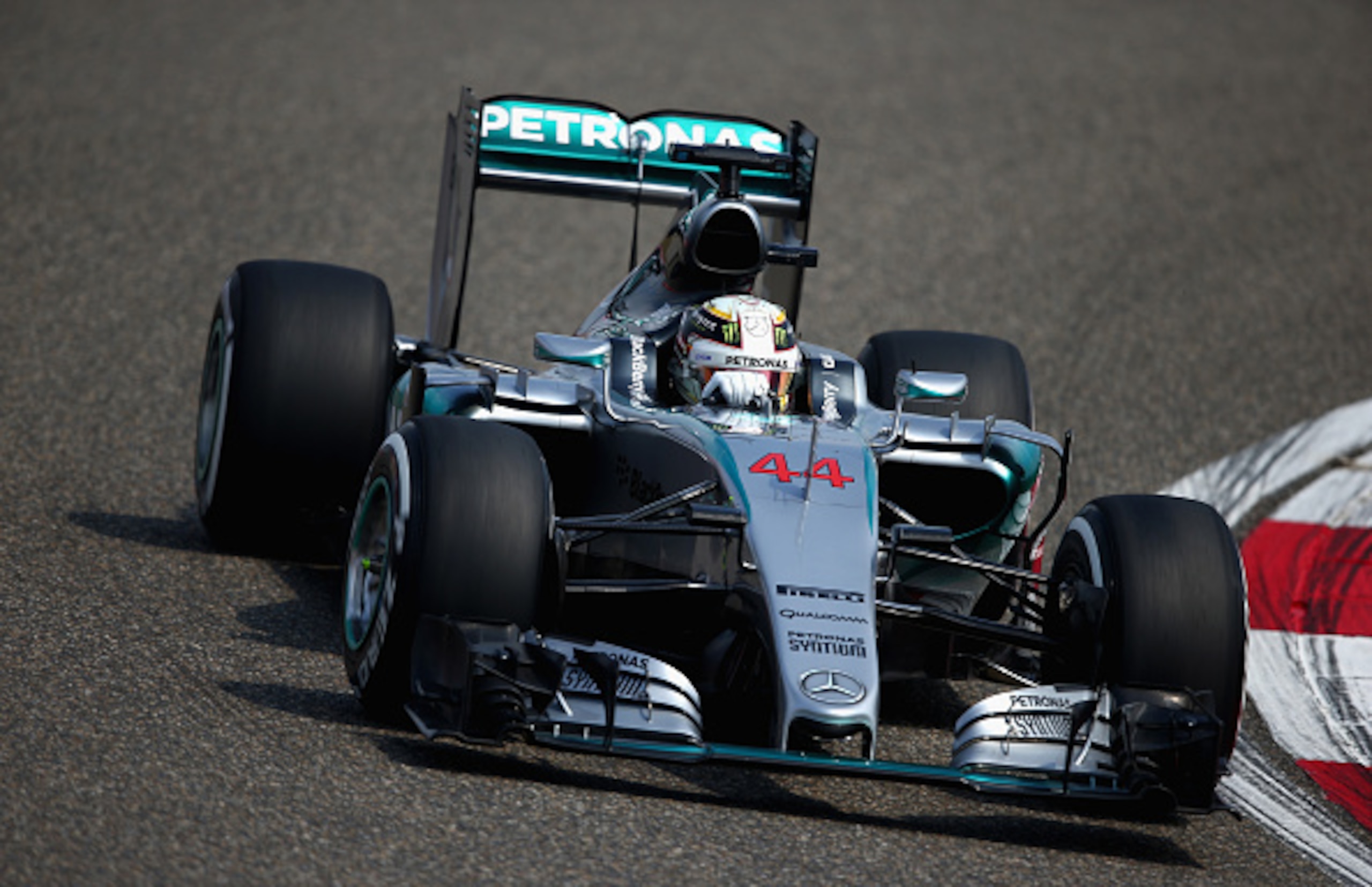 Lewis Hamilton set the fastest time in first practice
