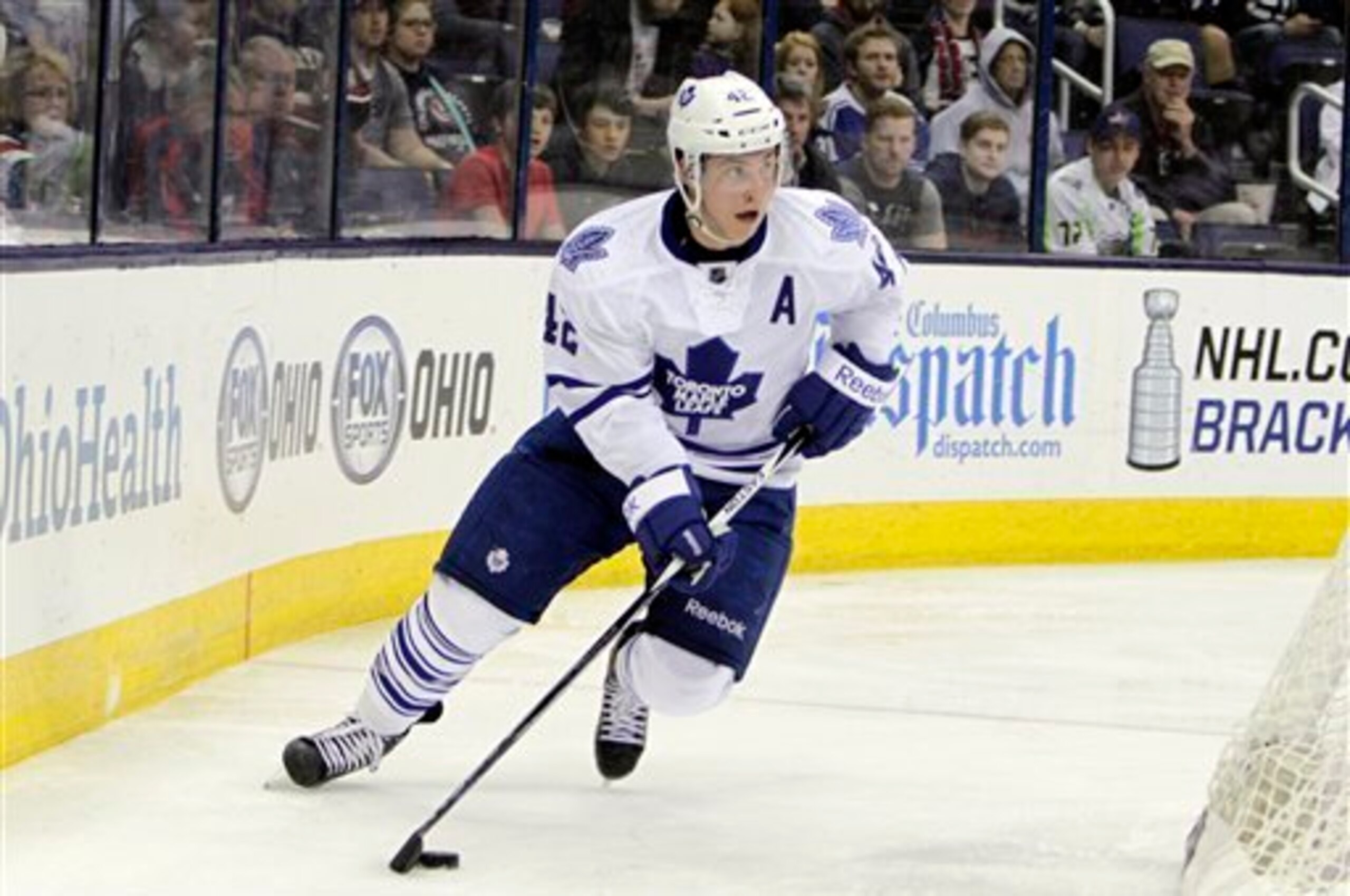 It's been a rough year for Tyler Bozak and Toronto.