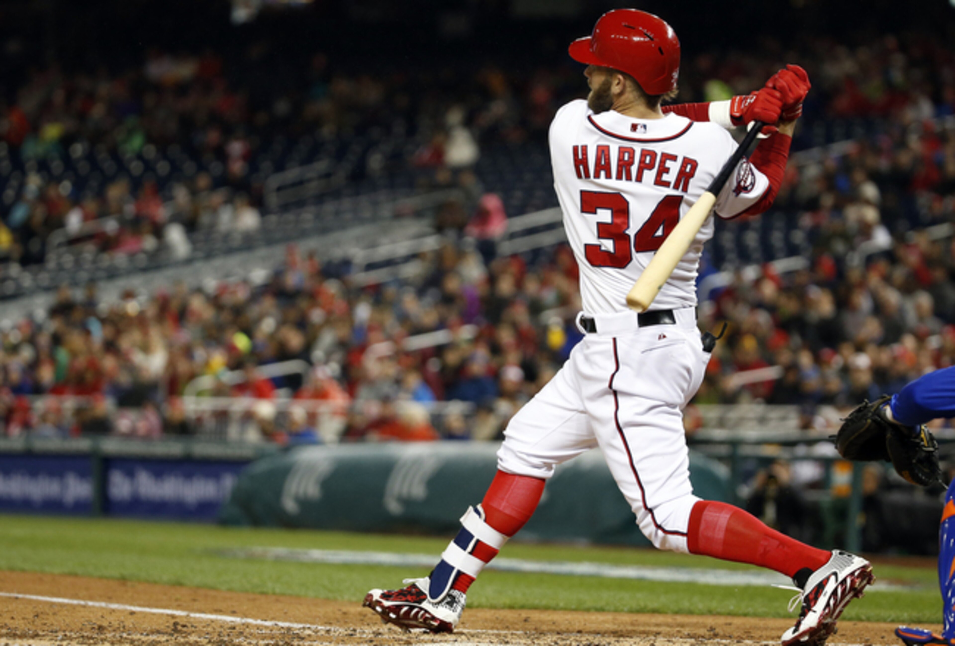 Bryce Harper is batting .261 with two home runs through six games.