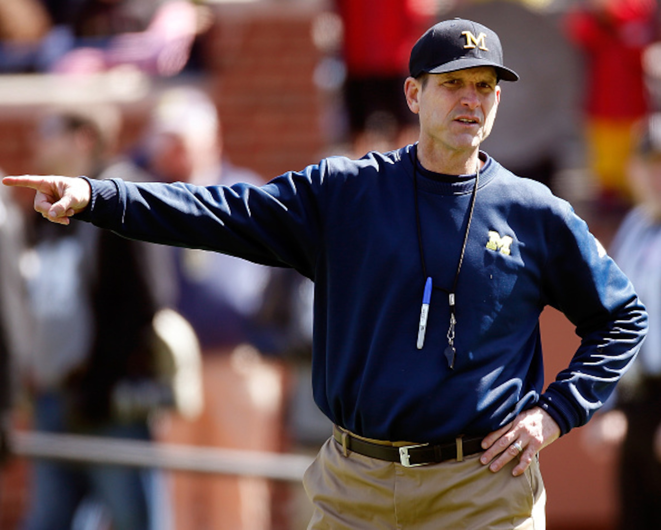 Jim Harbaugh's Wolverines start the year at Utah. Talk about an early gut-check.