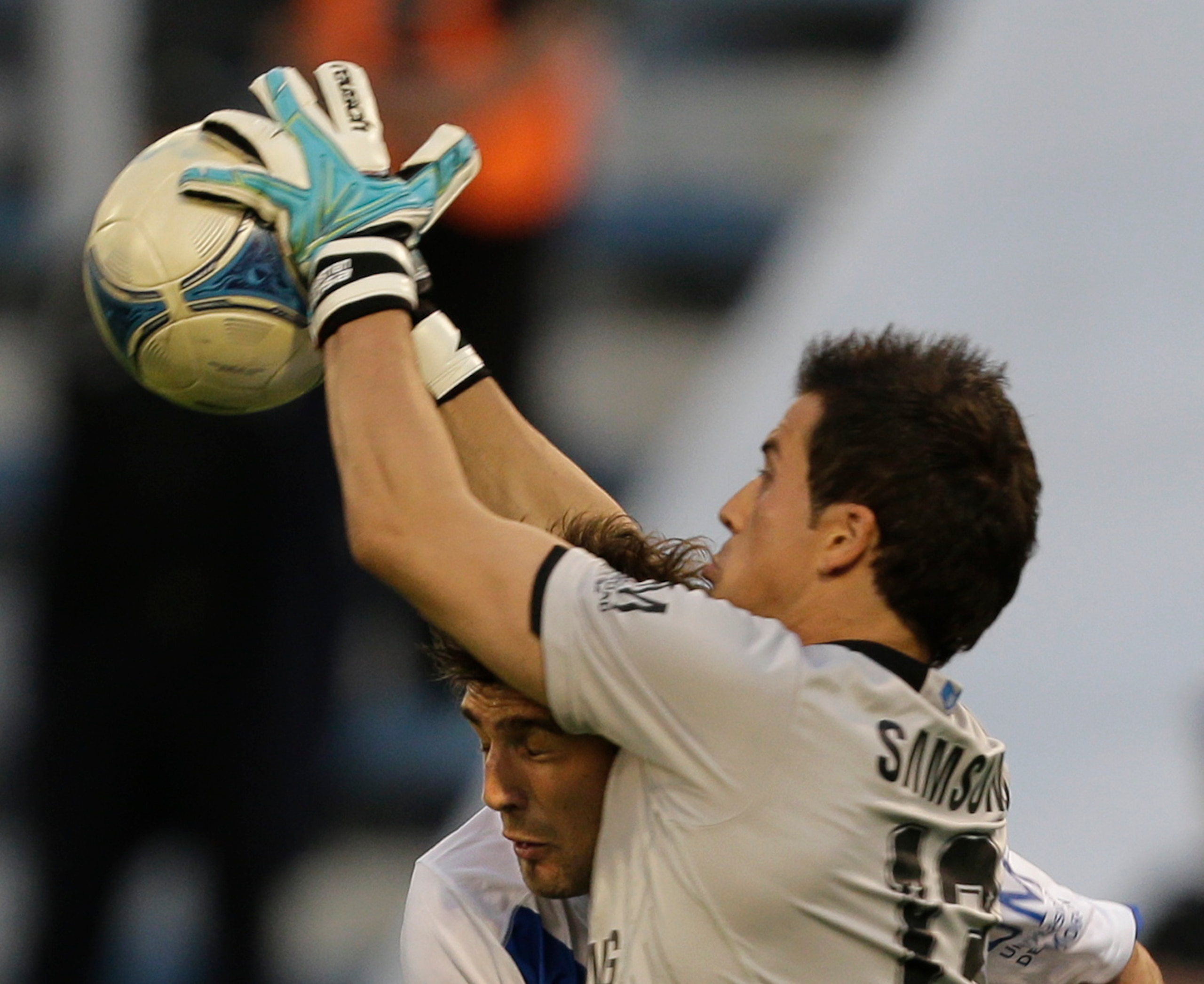 Velez Sarsfield's 28-year-old goalkeeper Sebastian Sosa.