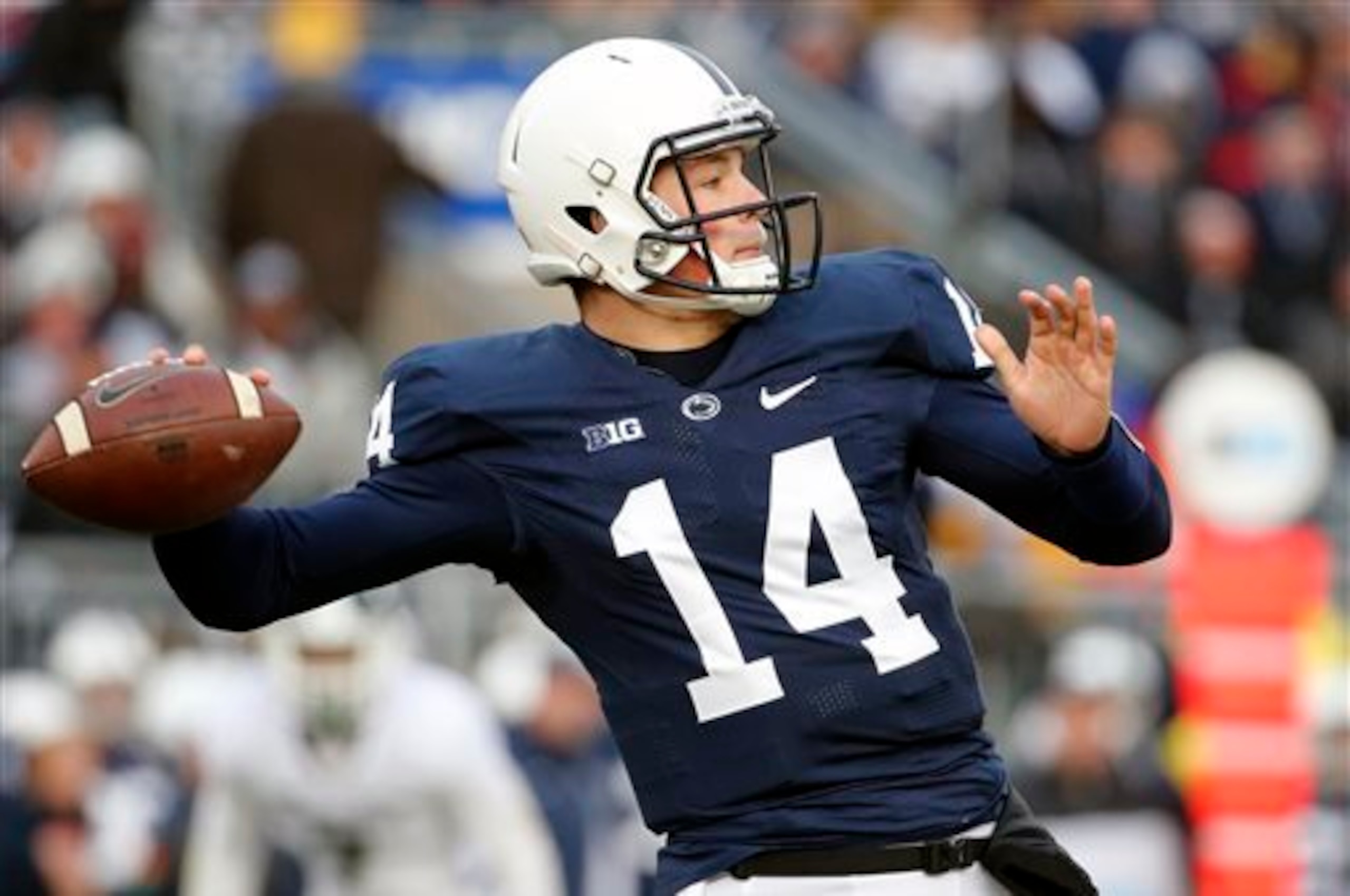 Christian Hackenberg will face plenty of pressure to improve the Nittany Lions' offense.