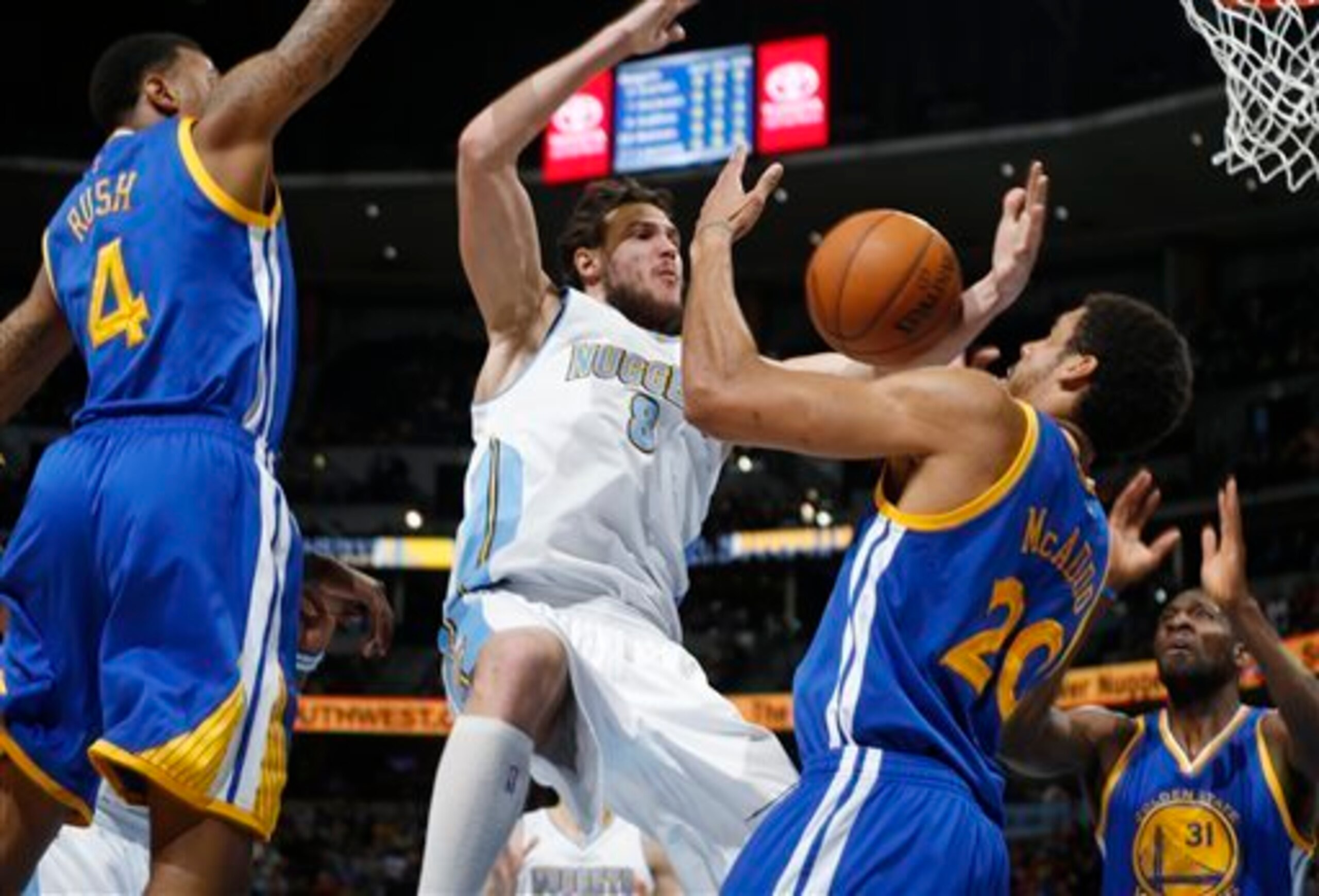 Brandon Rush did not impress in his little time this season.