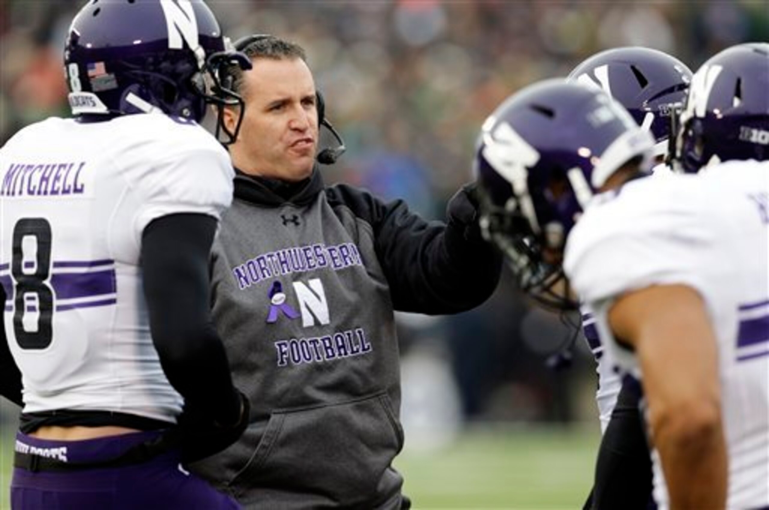 Pat Fitzgerald's recent results haven't matched his contract.
