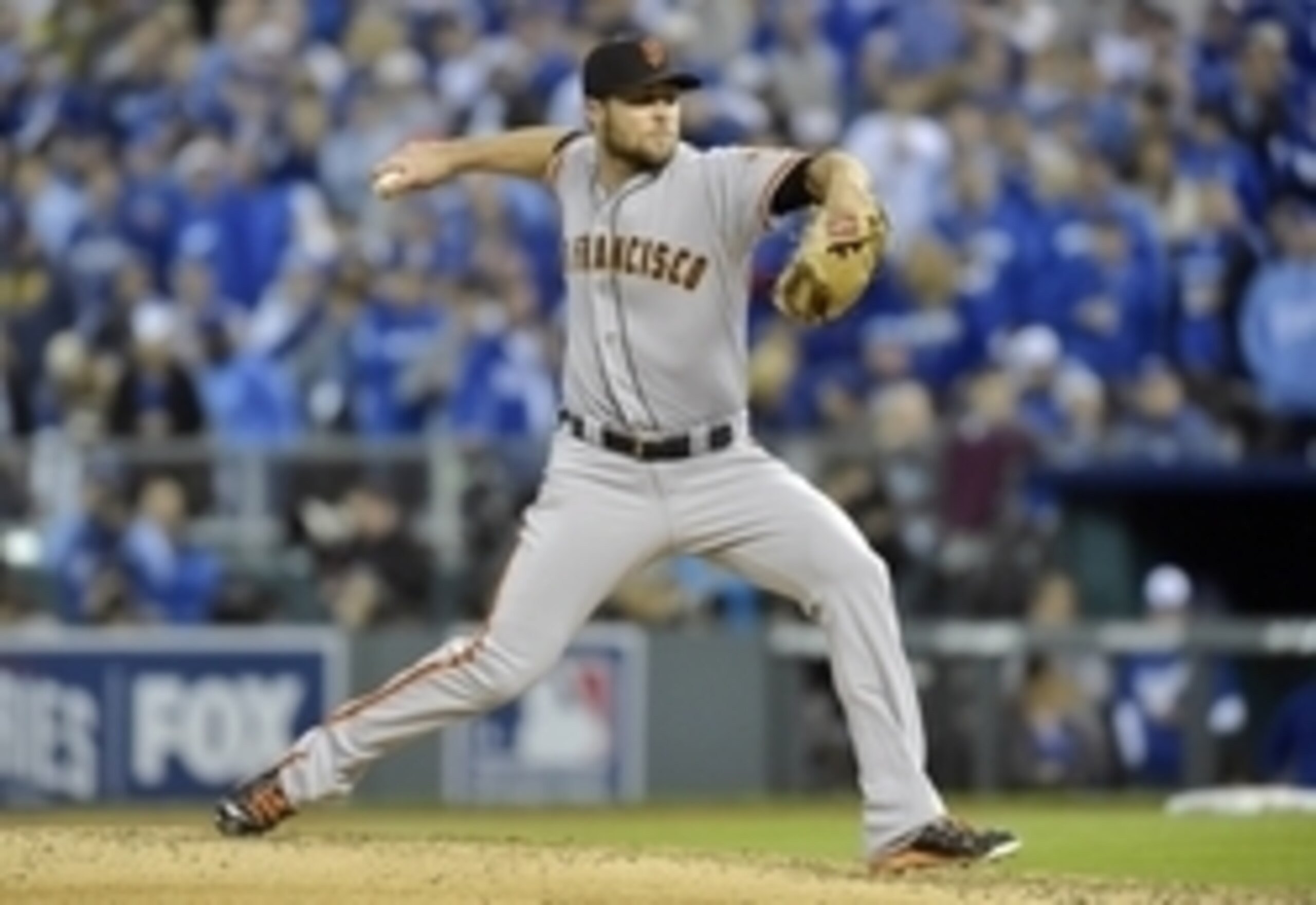 Hunter Strickland helped the Giants make it to the playoffs in 2014.