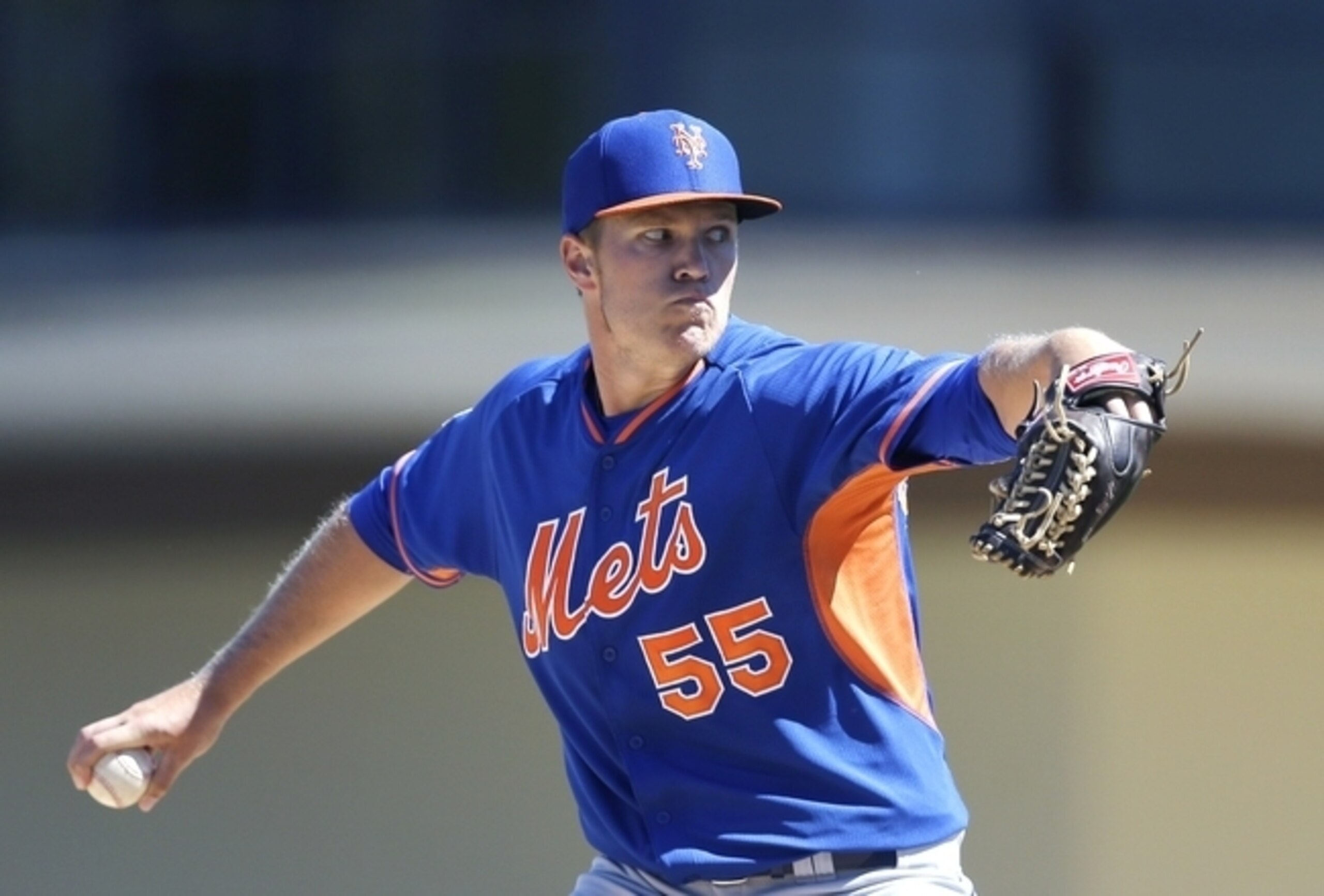 Noah Syndergaard has battled forearm tightness to begin the 2015 season. Noah Syndergaard has battled forearm tightness to begin the 2015 season.