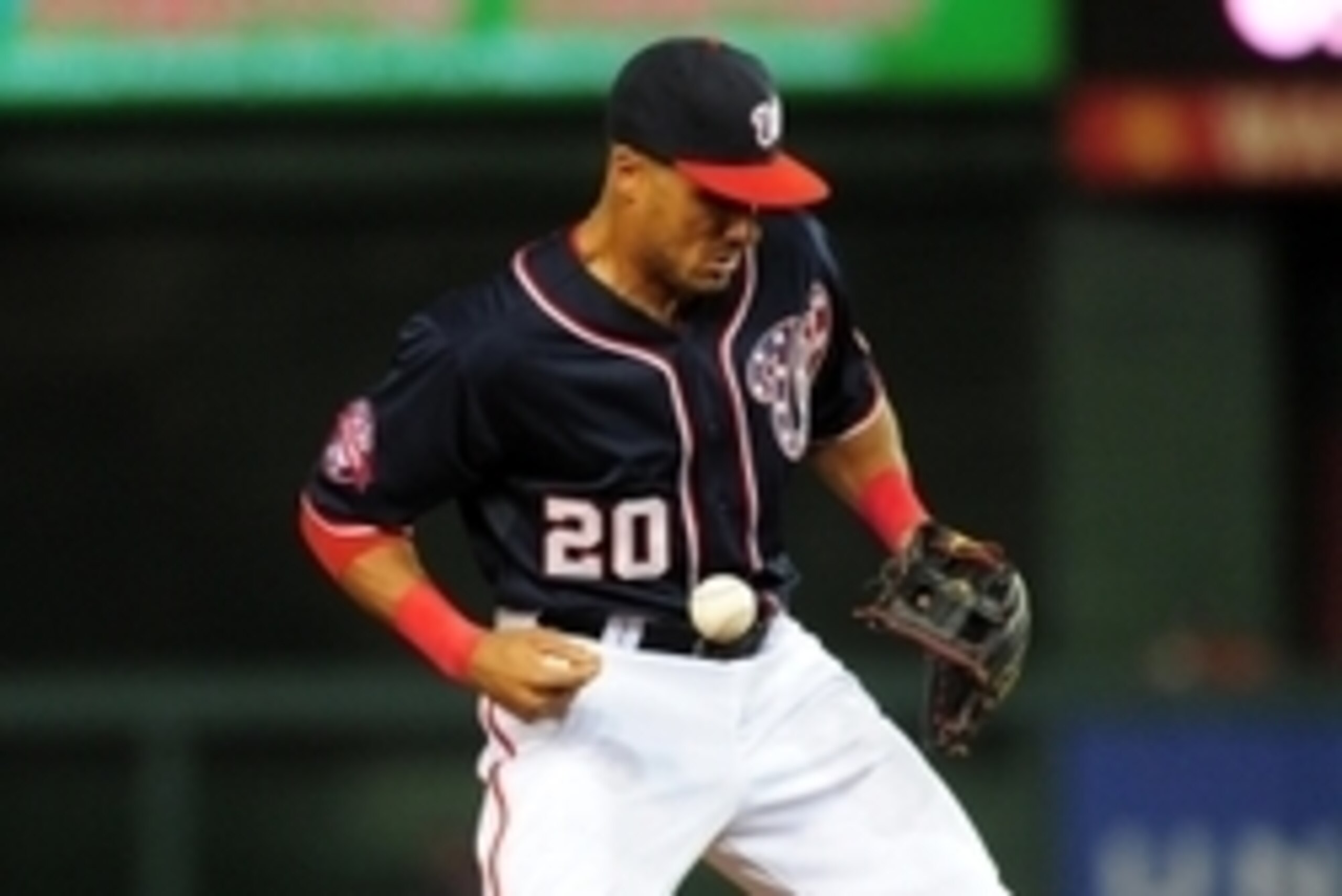 Ian Desmond has the most errors in baseball by a wide margin with eight in 13 games.