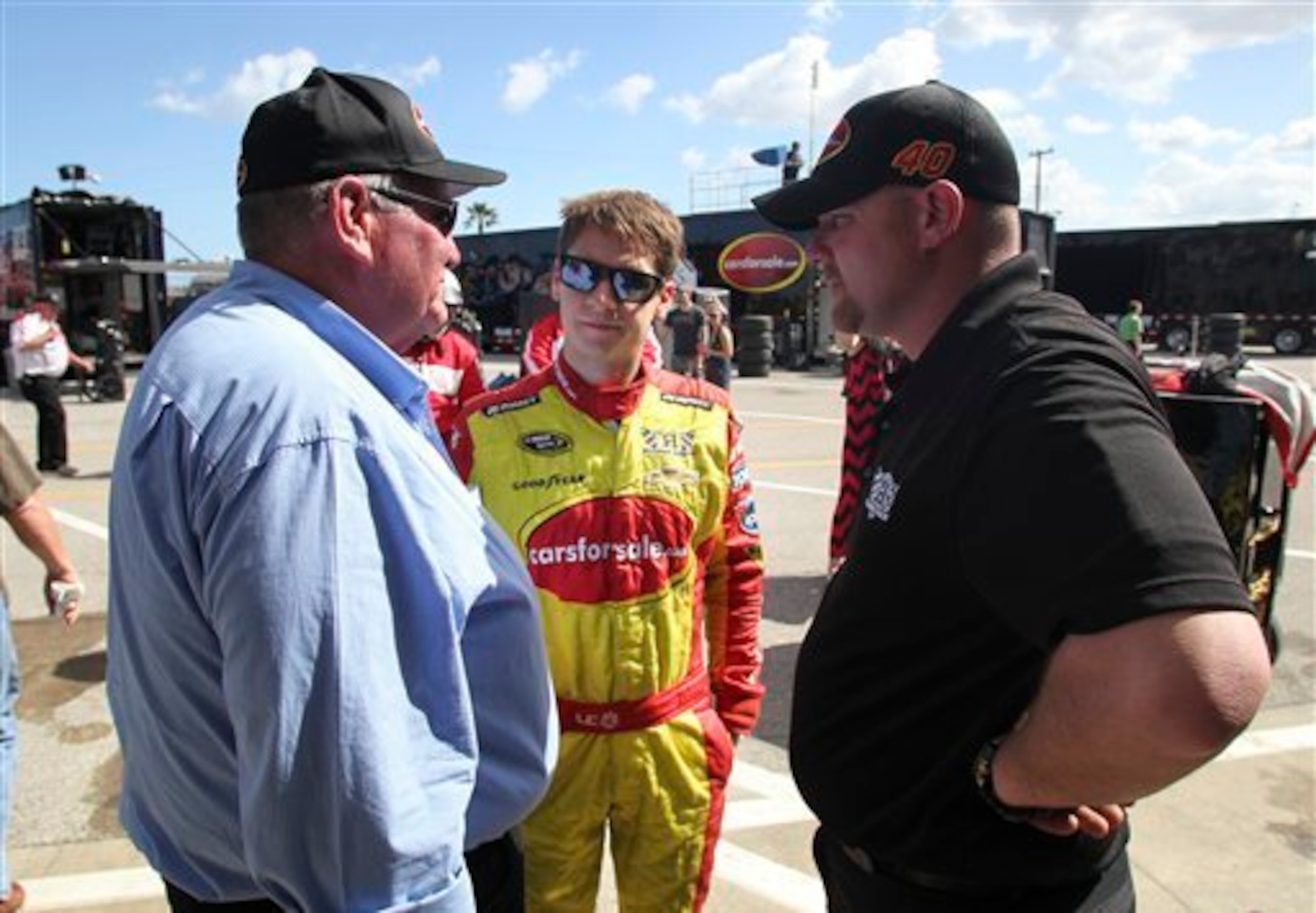 Landon Cassill benefited from the SAFER barriers at Bristol.