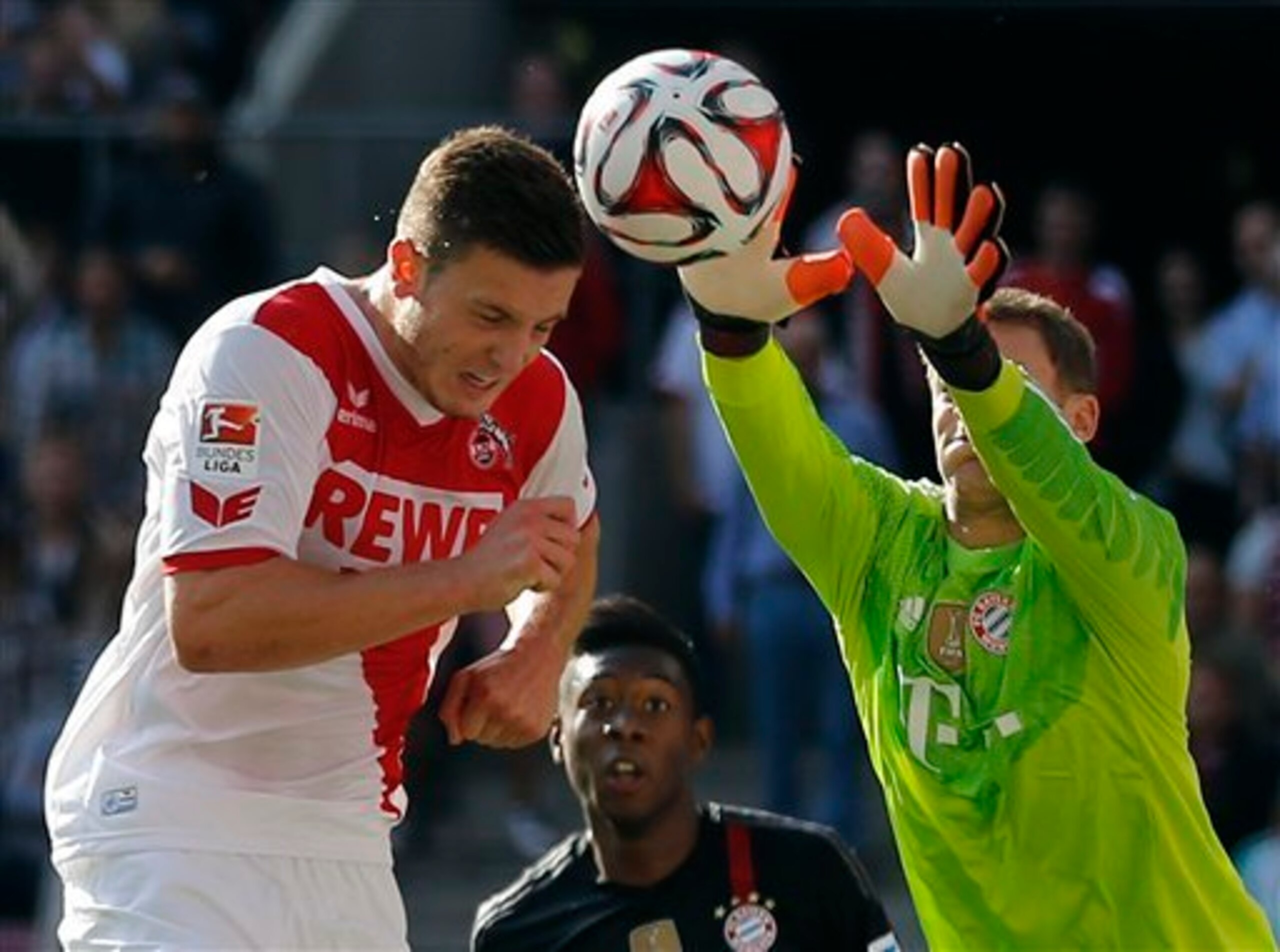 Cologne defender Kevin Wimmer in action against Bayern Munich last September.