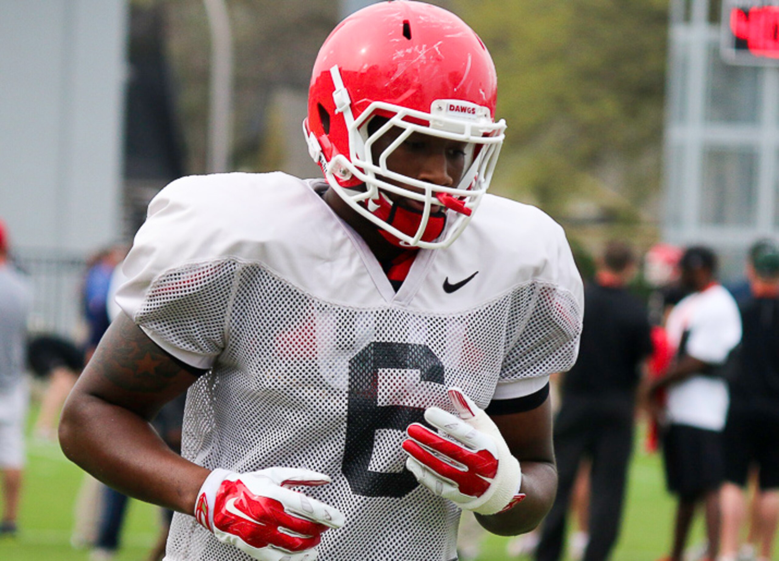 Georgia LB Natrez Patrick Georgia LB Natrez Patrick