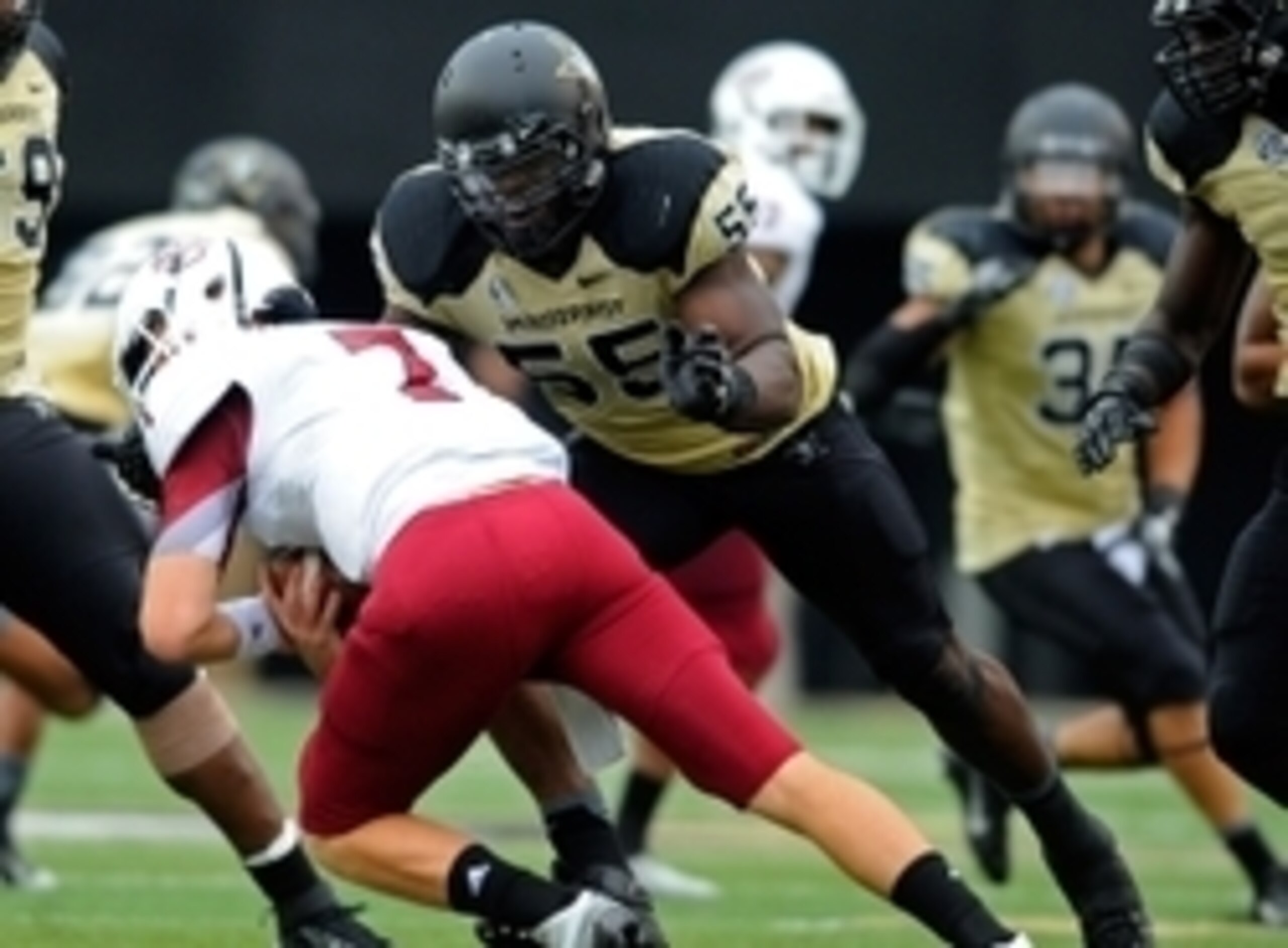 Vanderbilt DE Caleb Azubike Vanderbilt DE Caleb Azubike