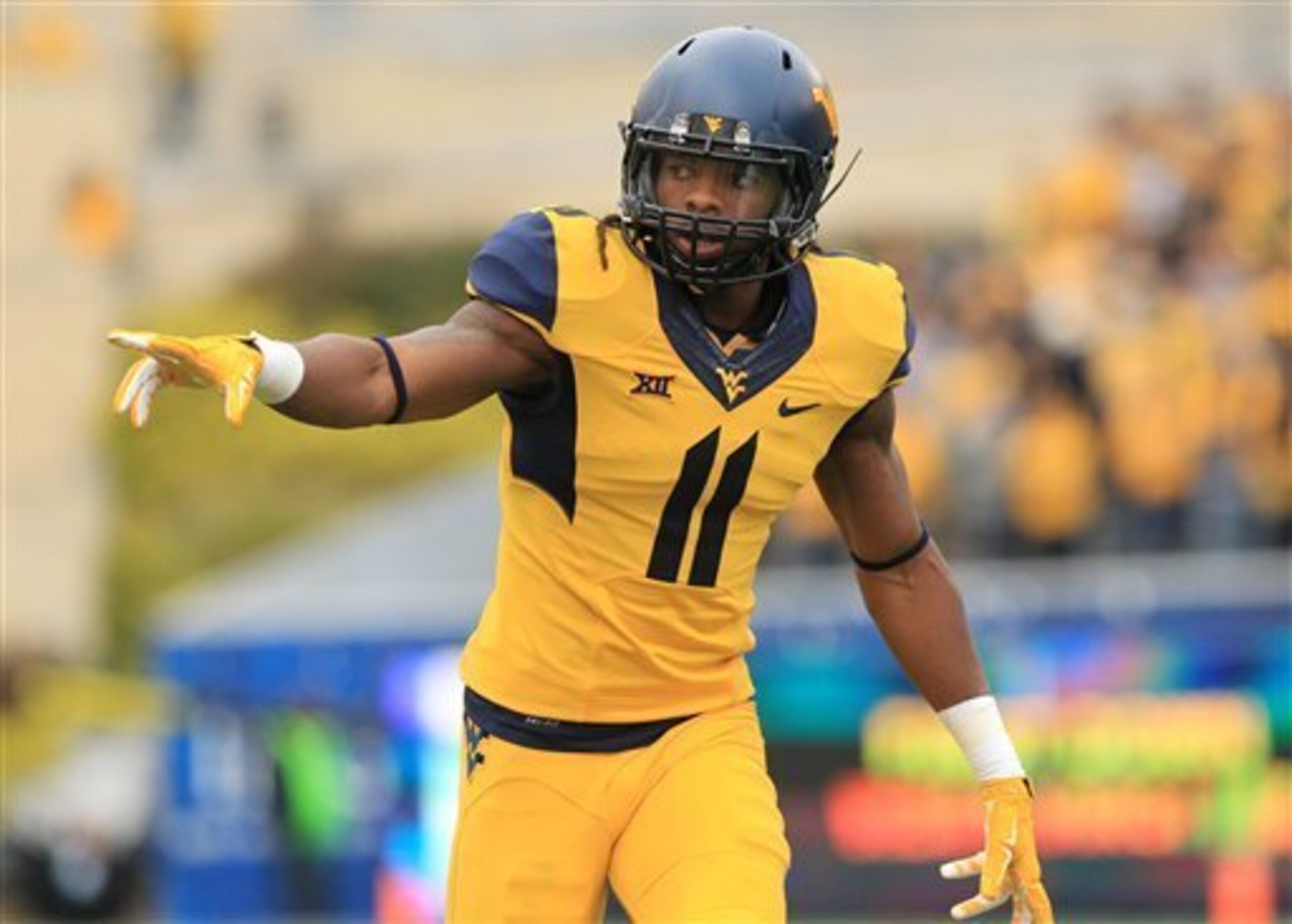 West Virginia's Kevin White.