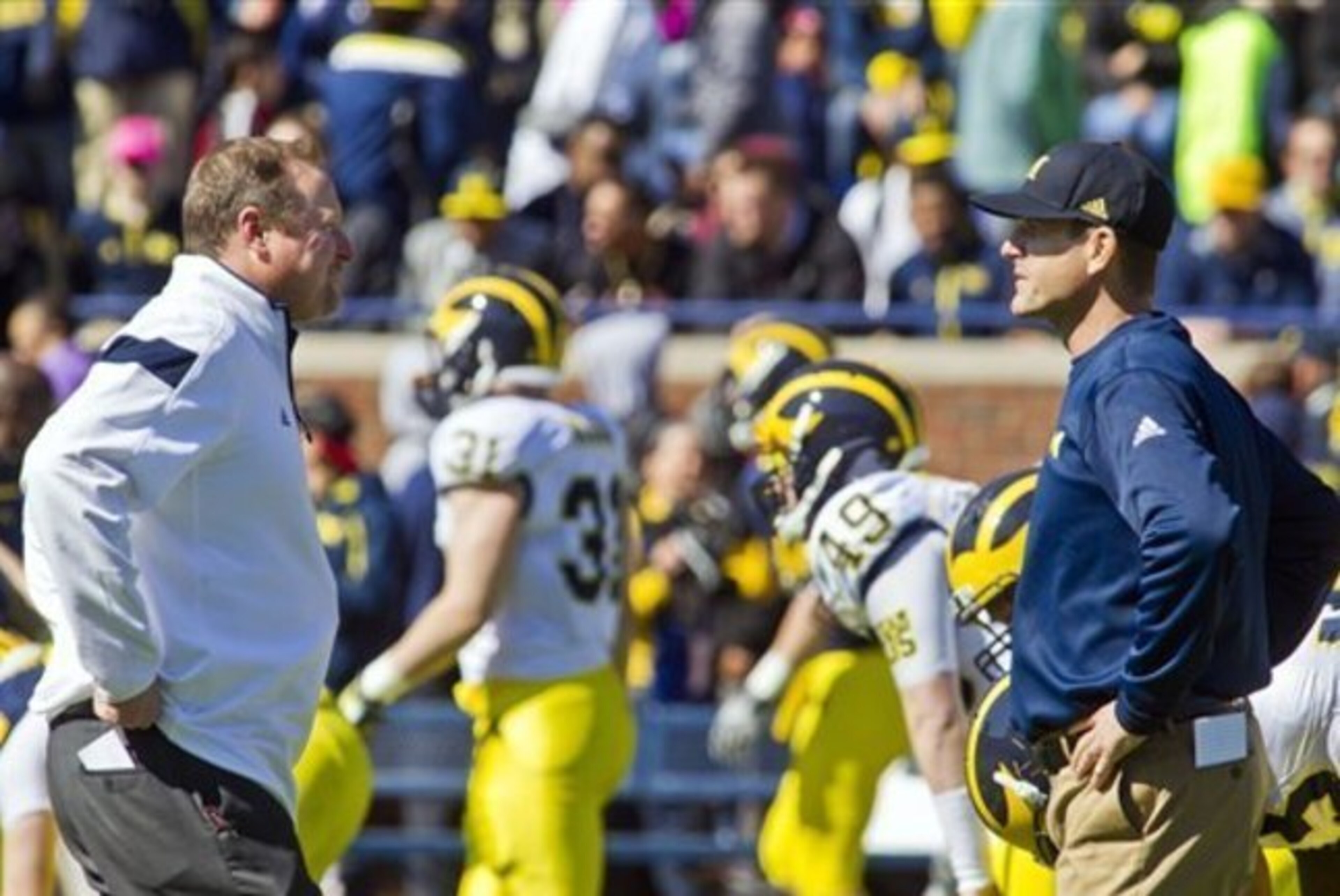 Jim Harbaugh has less than a year to make the 2016 cycle really count. Jim Harbaugh has less than a year to make the 2016 cycle really count.