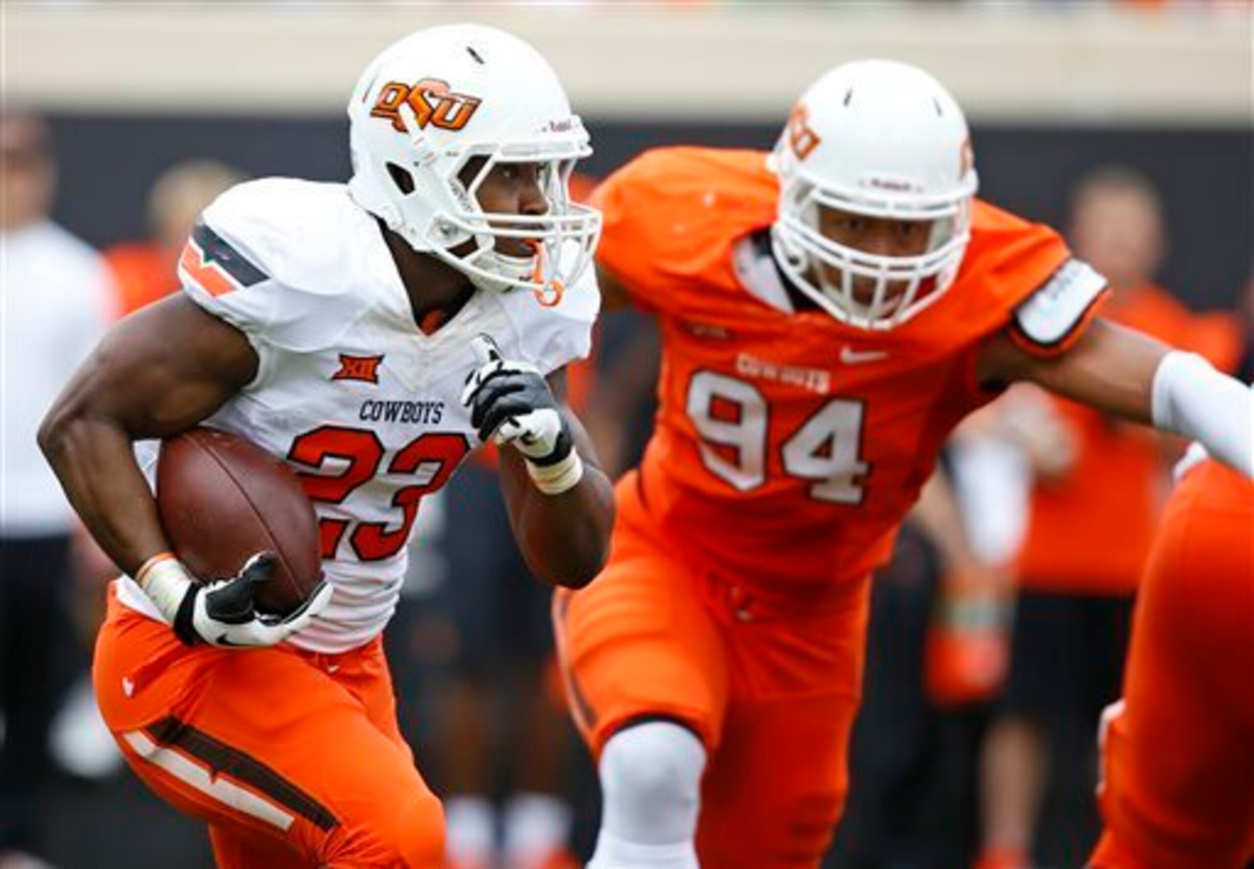 Rennie Childs raised some eyebrows in Oklahoma State's backfield this spring. Rennie Childs raised some eyebrows in Oklahoma State's backfield this spring.