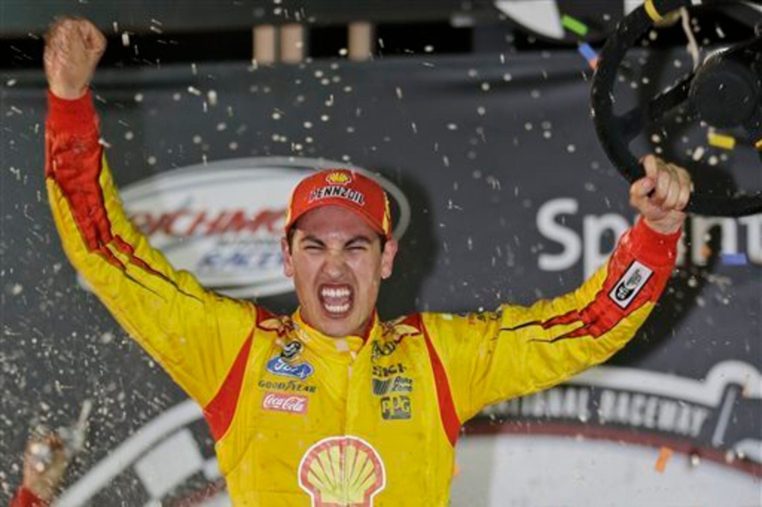 Joey Logano won this race a year ago.
