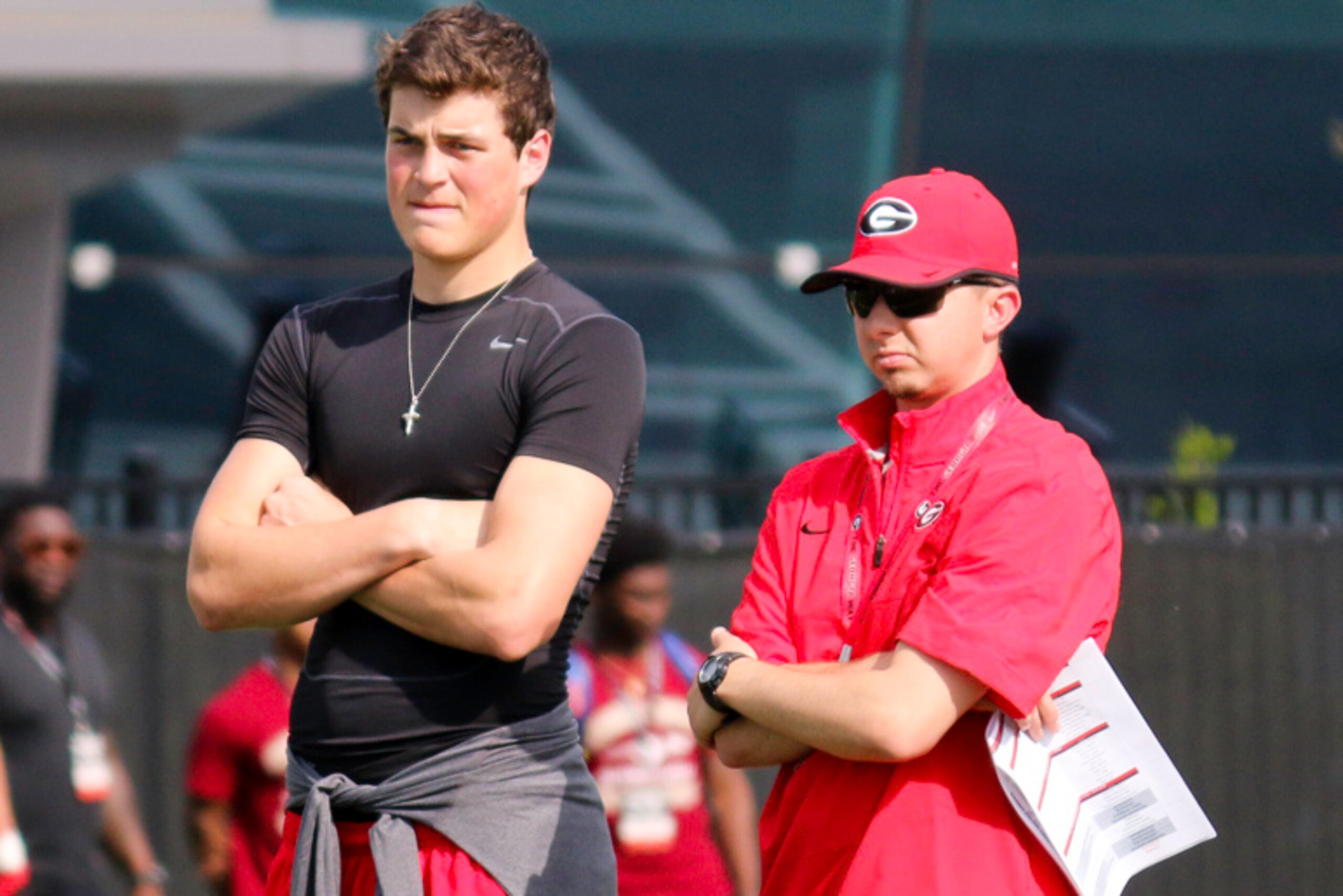 Georgia quarterback commit Jacob Eason (left) has been called.