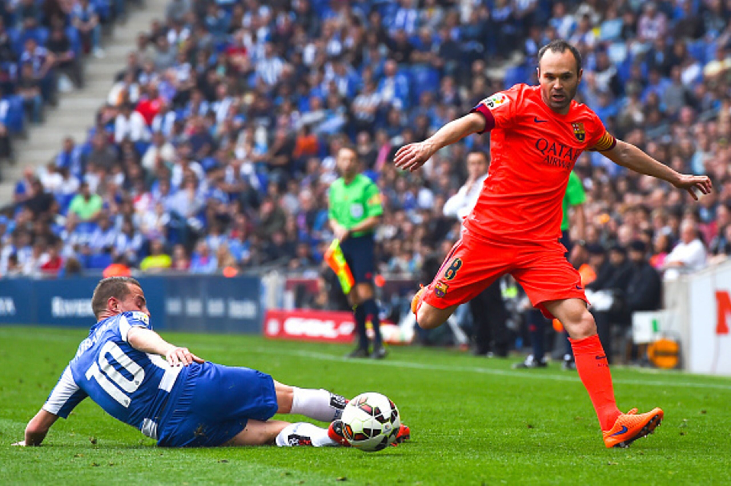 A mazy run against PSG aside, Andres Iniesta has been largely anonymous again.