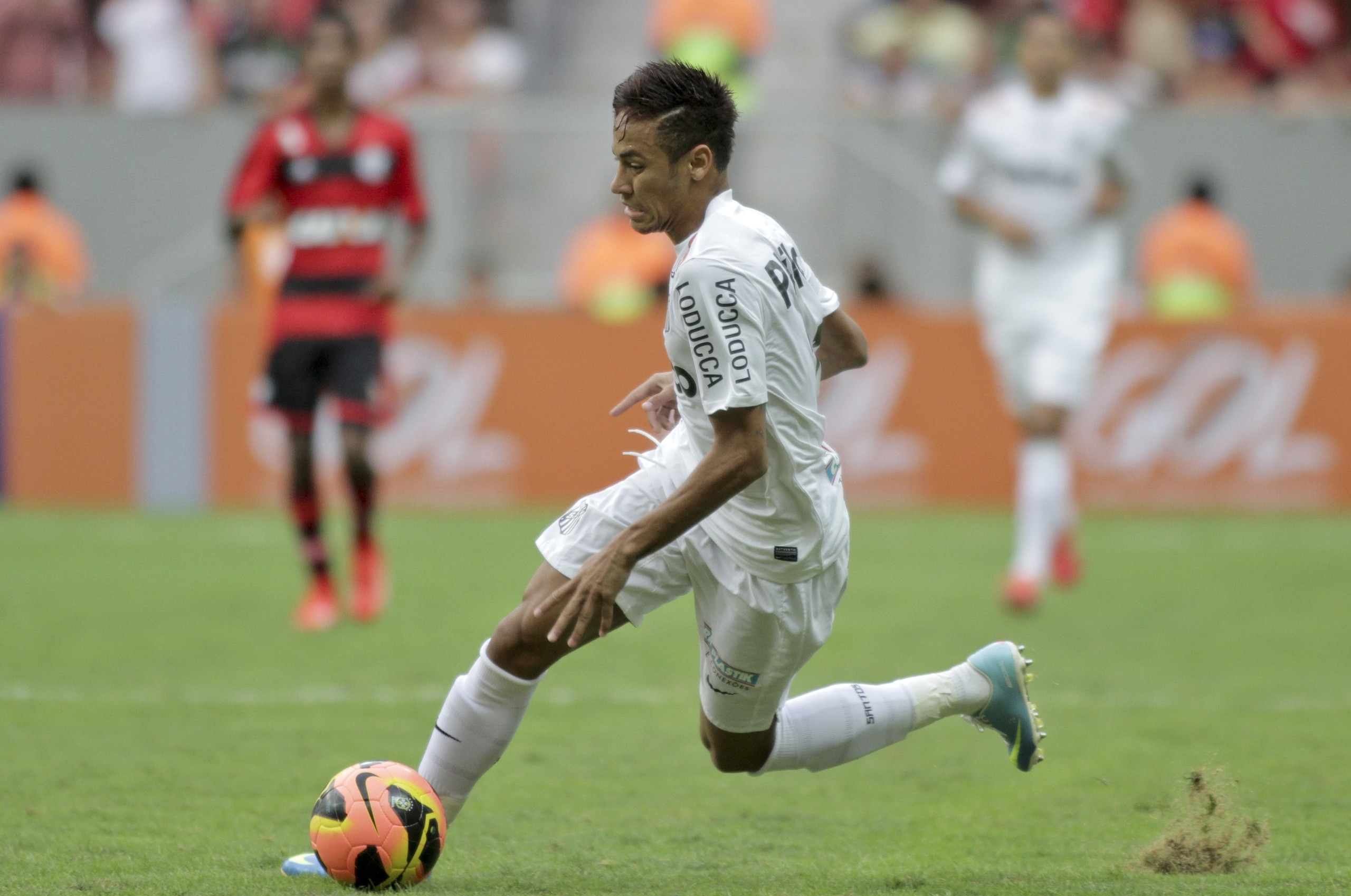 Neymar in his Santos days.
