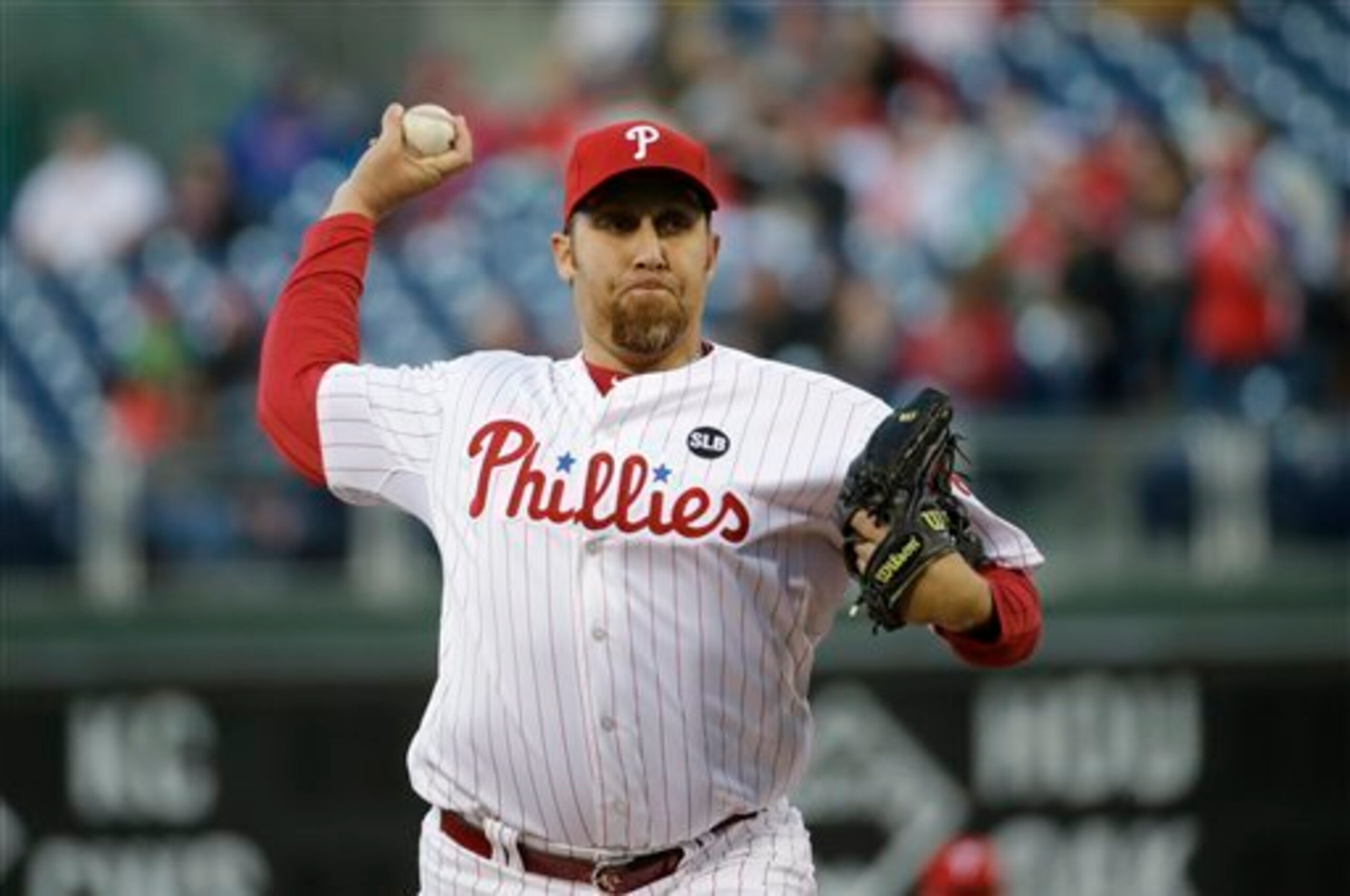 Aaron Harang will likely be trade bait as the season progresses.