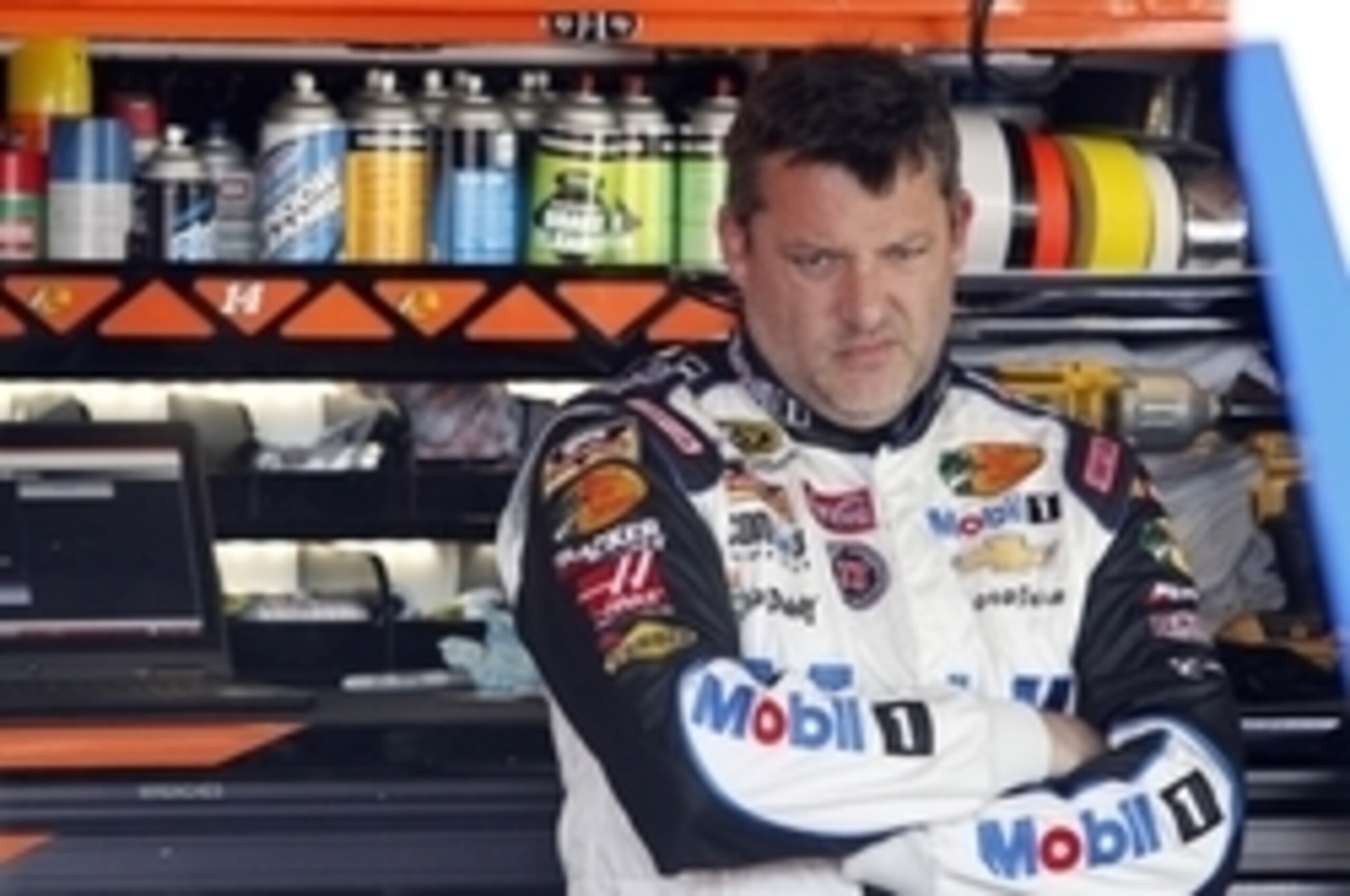 Tony Stewart had a strong run at Bristol, but keeps running into the cars of other drivers.