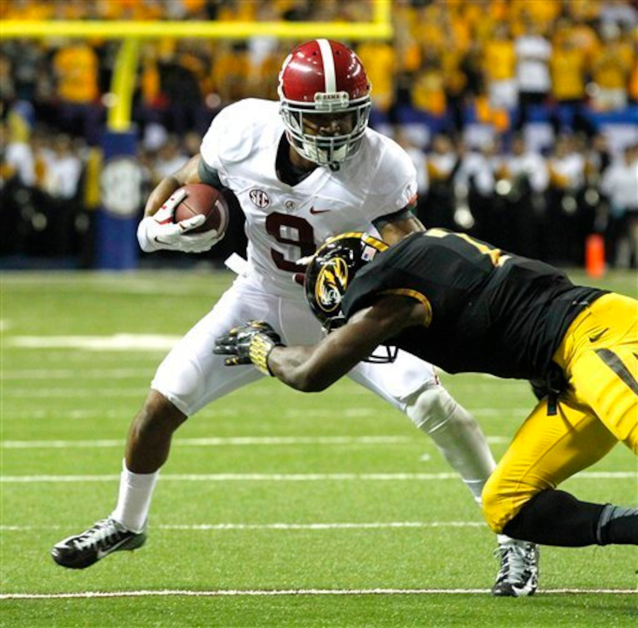 Cooper breaking a tackle versus Missouri.
