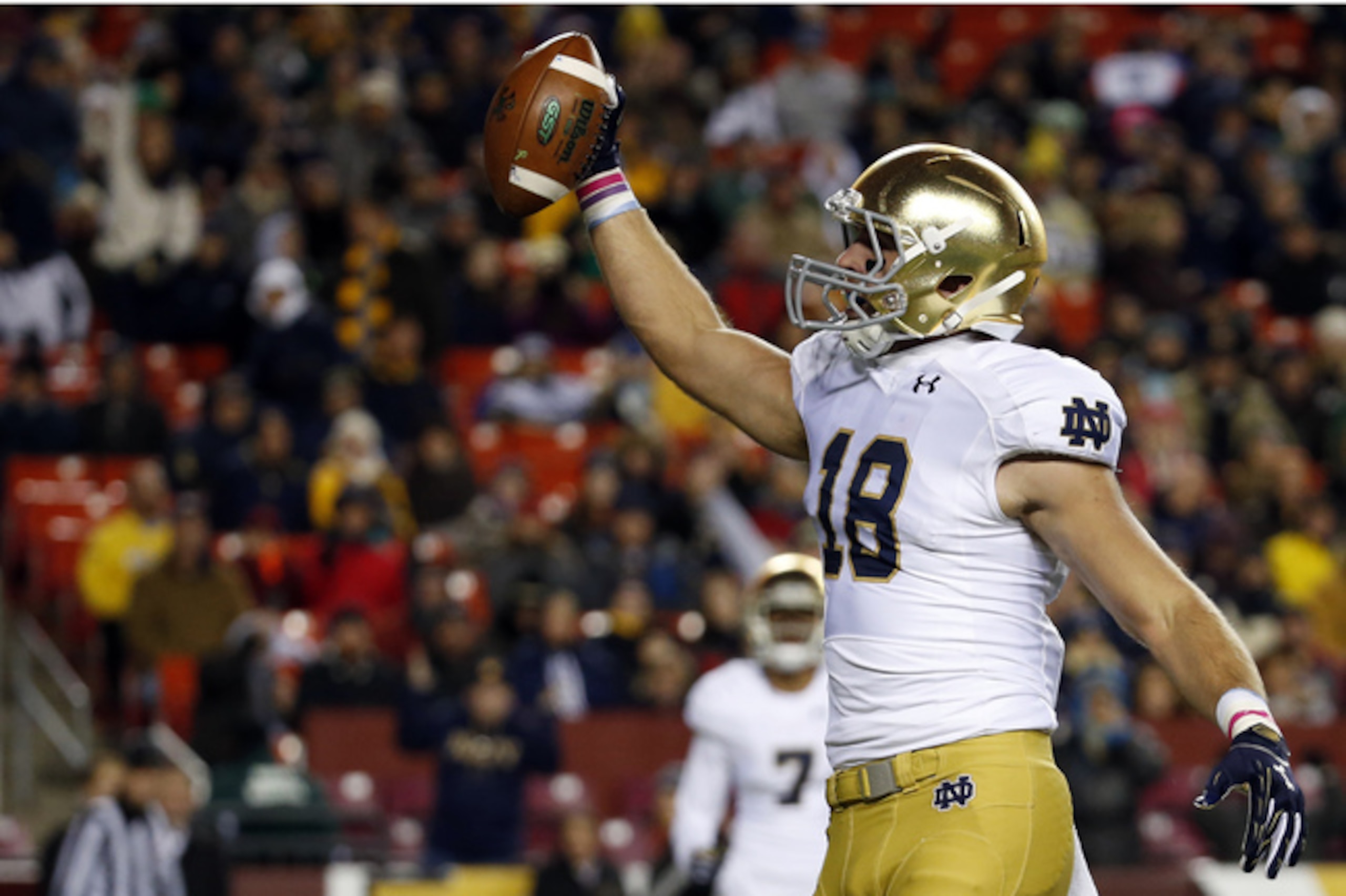 Tight end Ben Koyack is arguably the Irish's best pro prospect in '15.