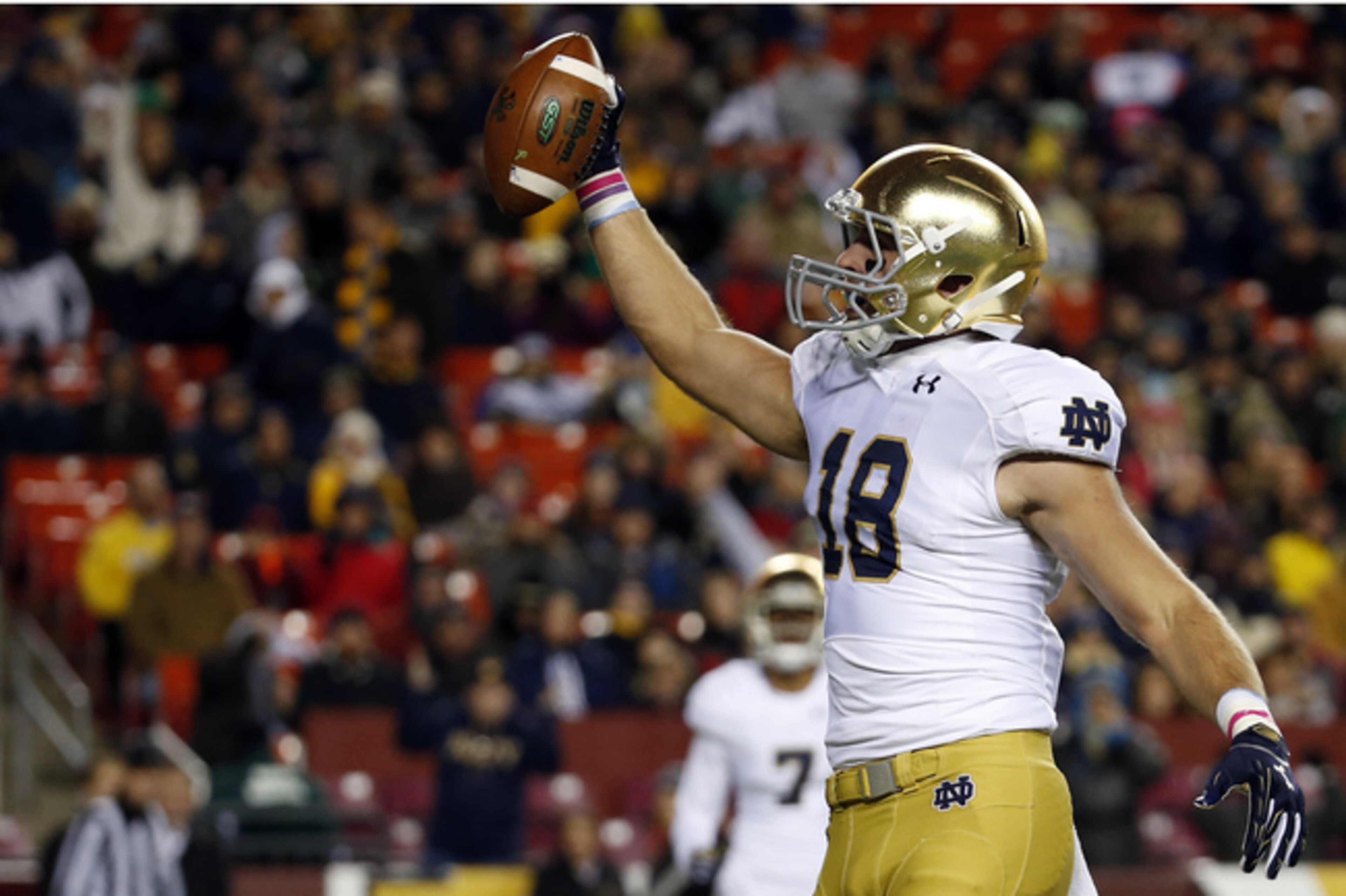 Tight end Ben Koyack is arguably the Irish's best pro prospect in '15.
