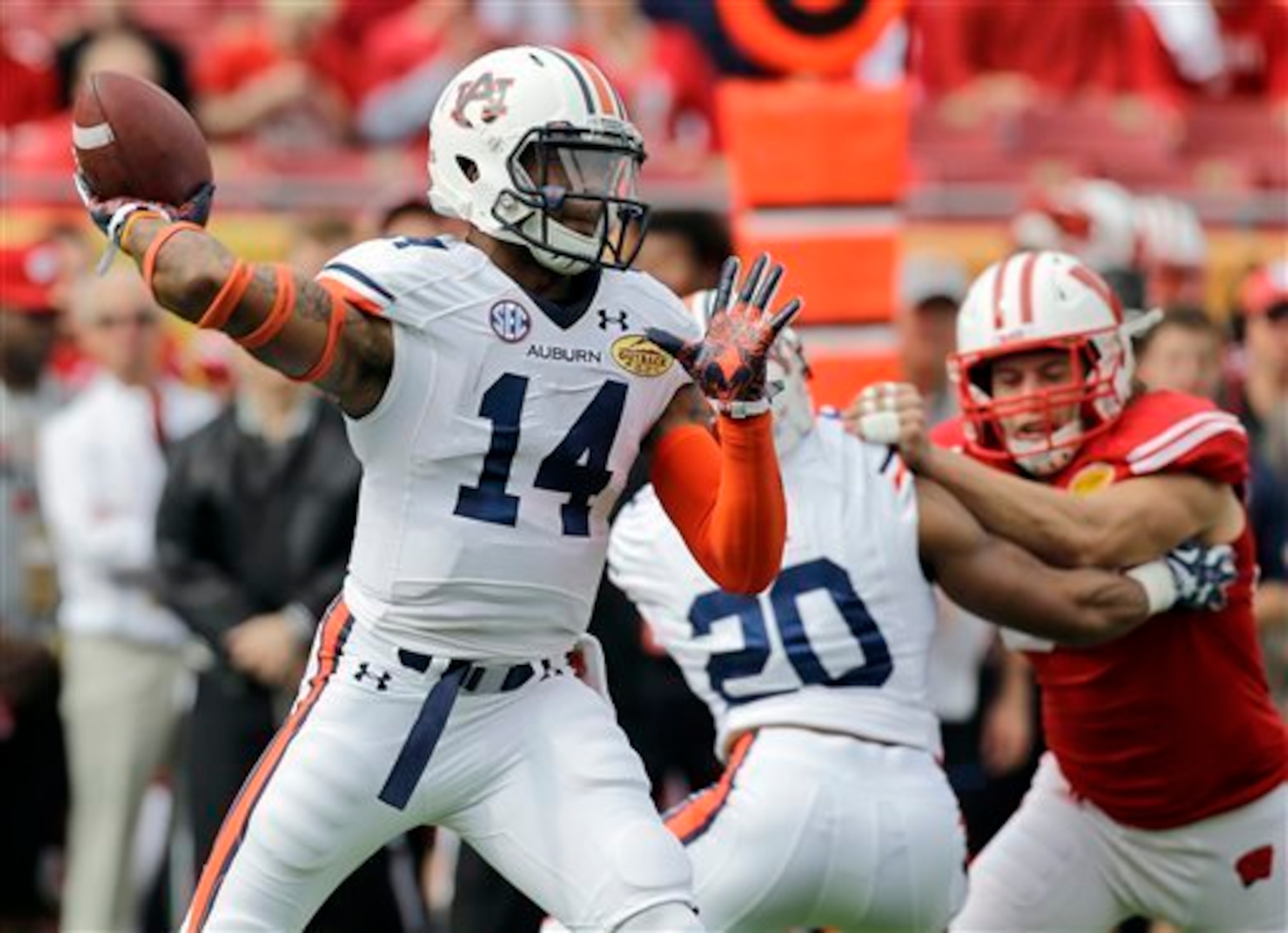 Marshall will transition to a skill position in the NFL.
