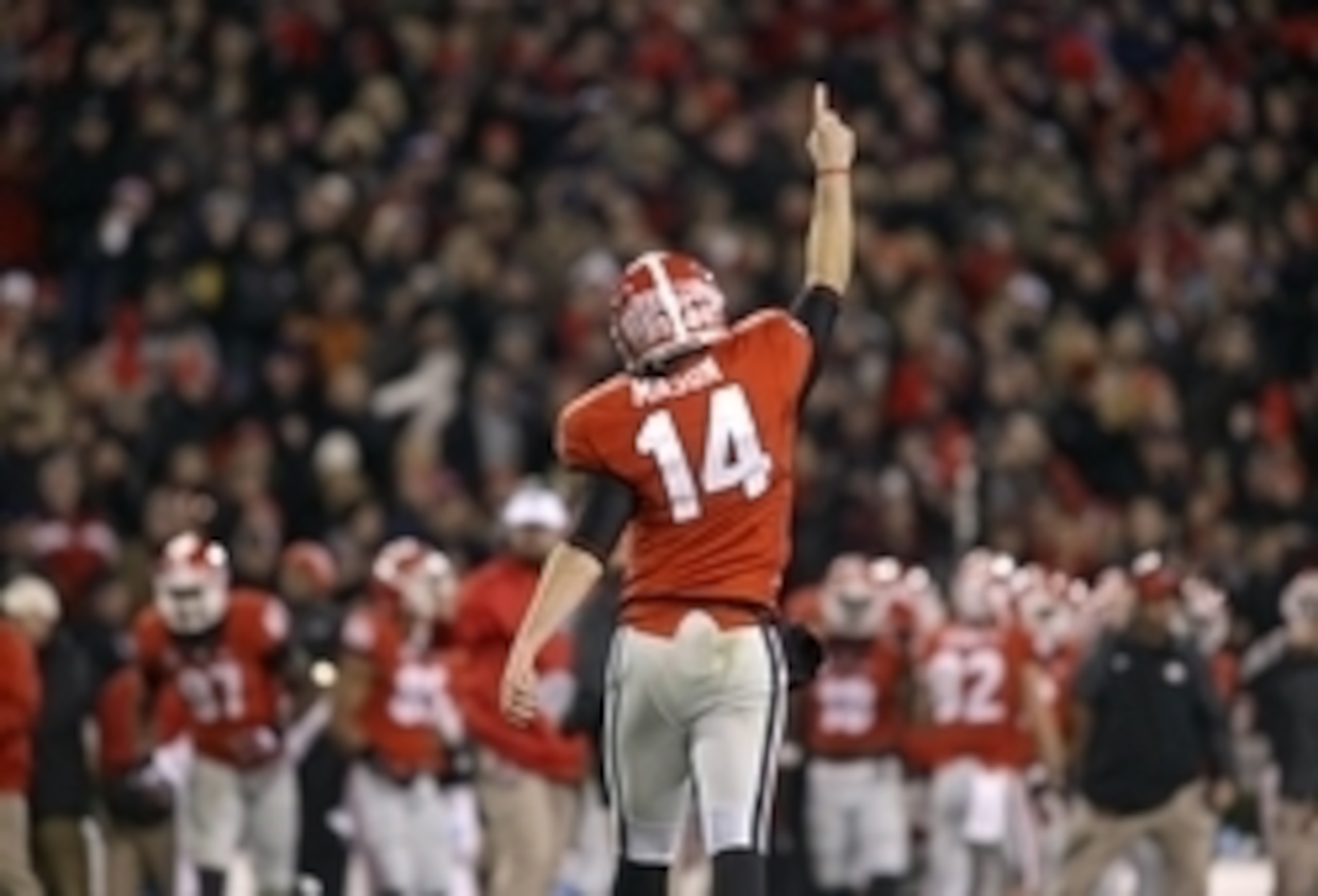 Quarterback Hutson Mason is a heady player.