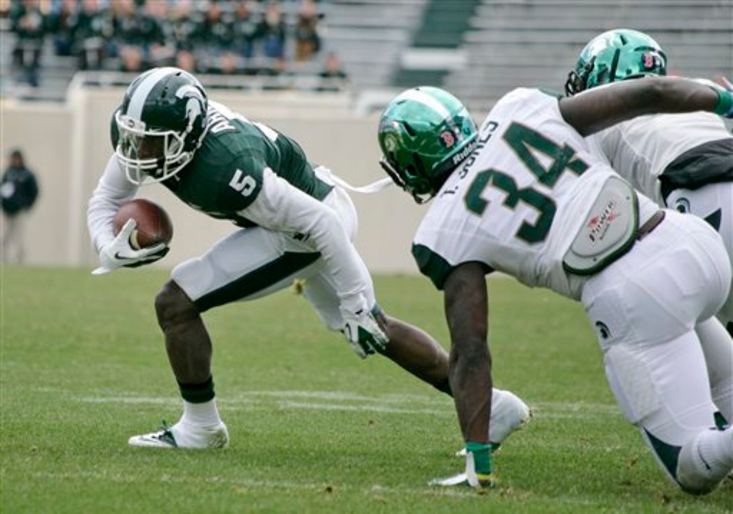 DeAnthony Arnett appears poised for a breakout season at Michigan State. DeAnthony Arnett appears poised for a breakout season at Michigan State.