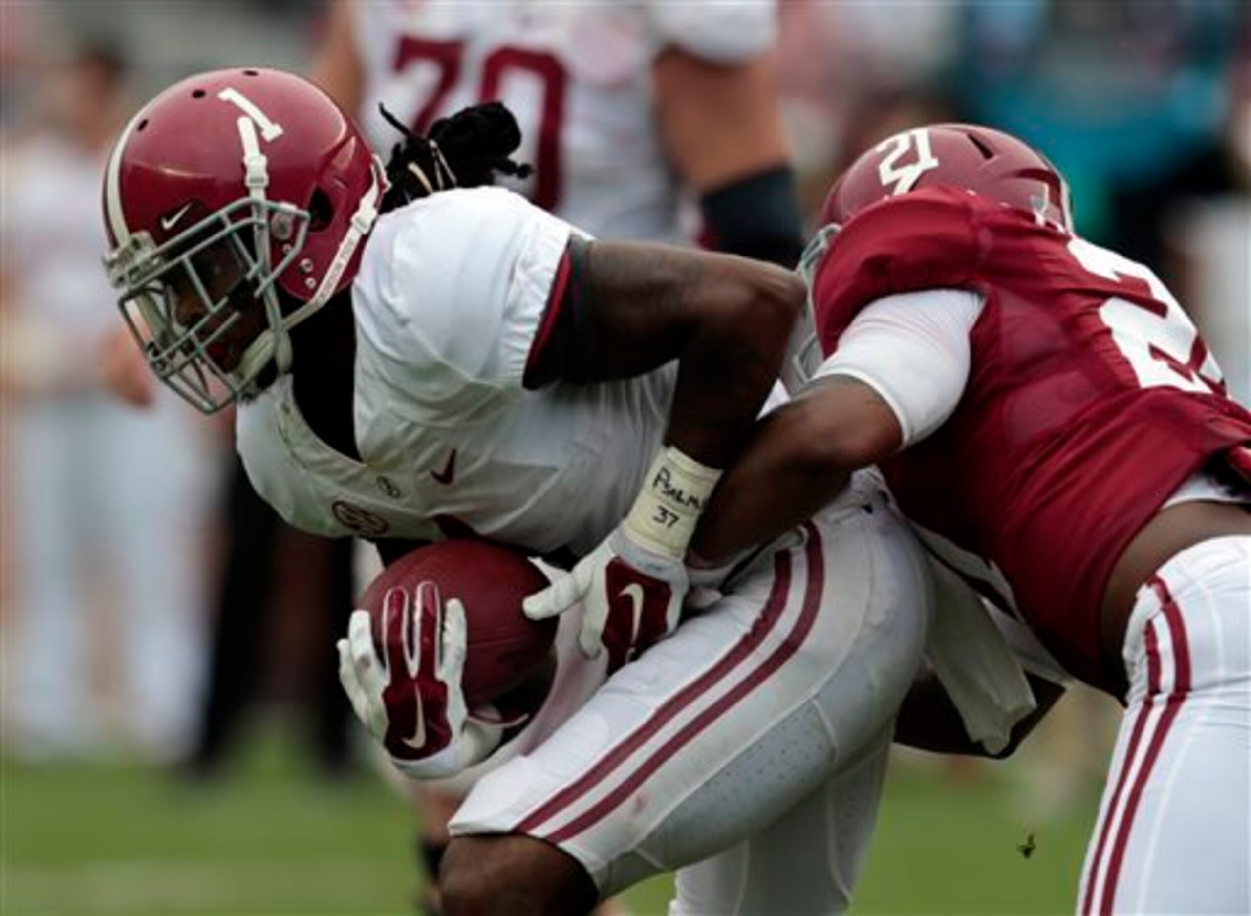 WR Chris Black was a key force for Alabama's offense this spring. WR Chris Black was a key force for Alabama's offense this spring.