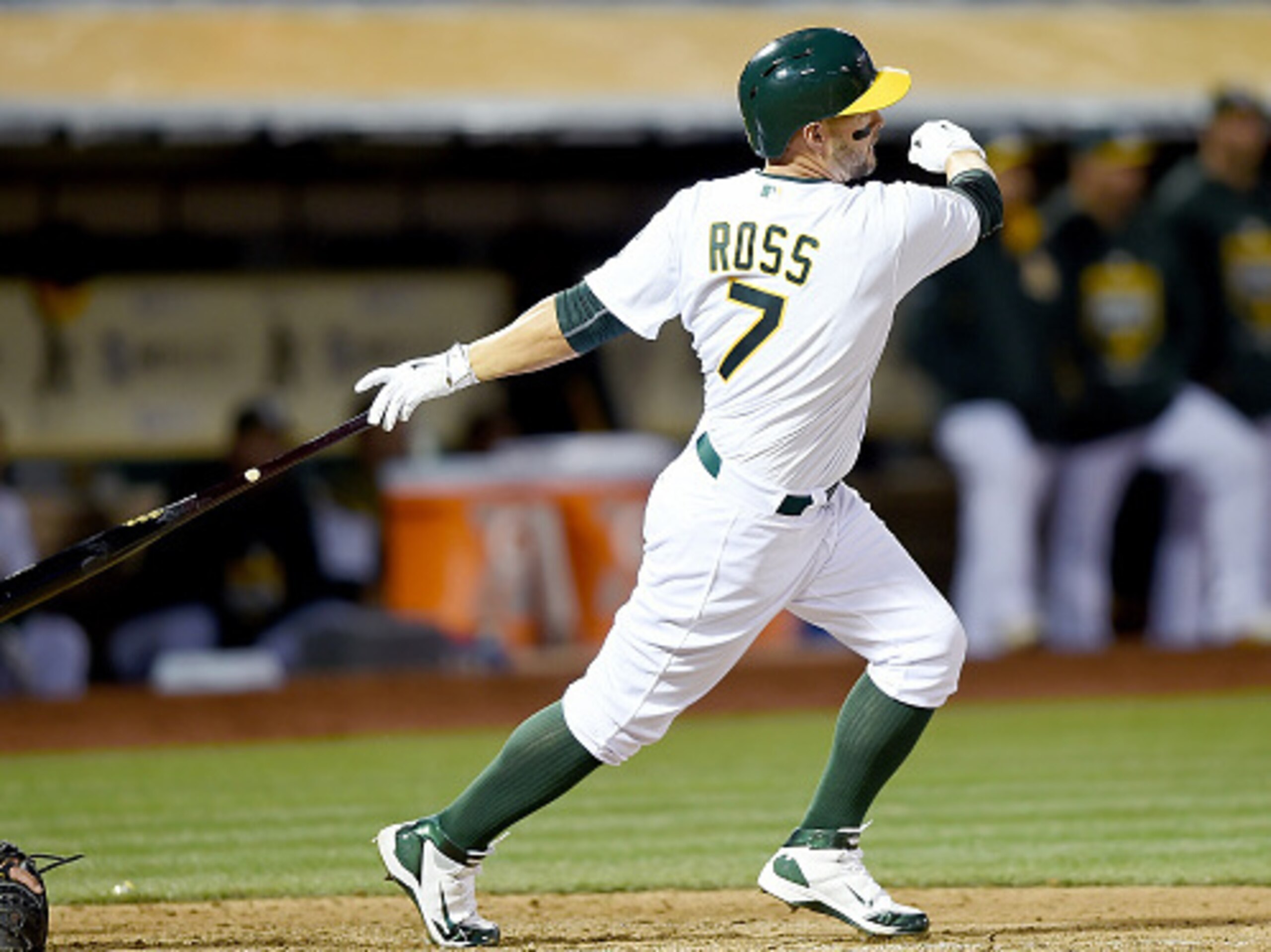 The A's signed Cody Ross after the Arizona Diamondbacks released him.