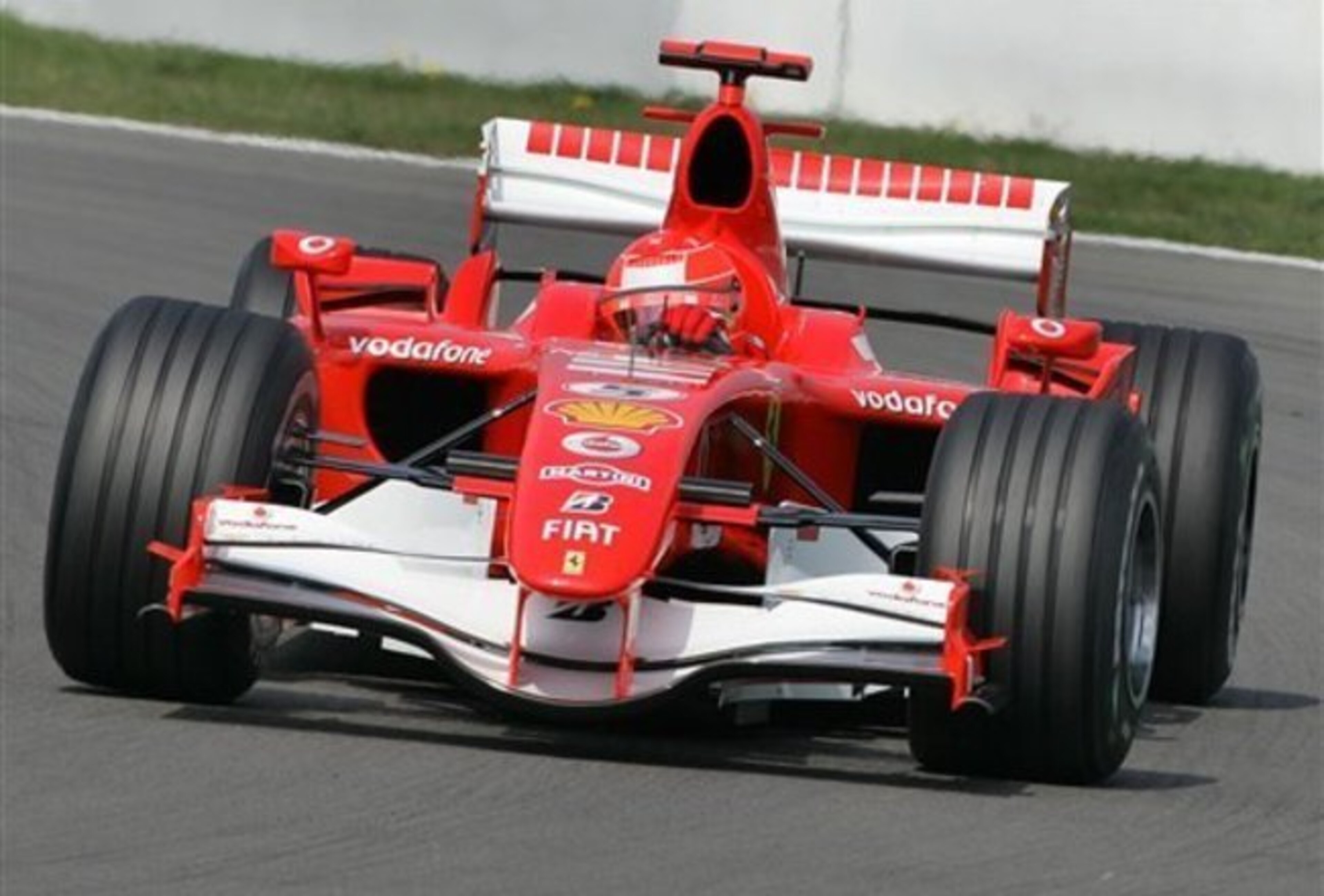 Michael Schumacher won seven world titles, five of them with Ferrari. Michael Schumacher won seven world titles, five of them with Ferrari.